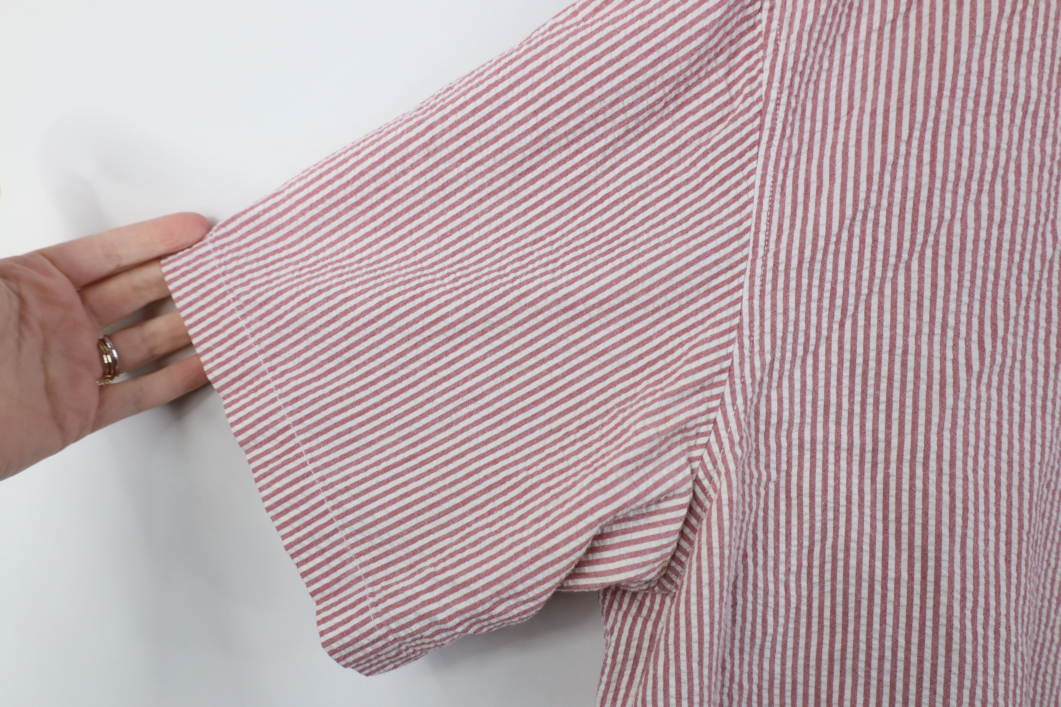 Lands' End Vintage 90s Lands End Short Sleeve Button Down Shirt Size US XL / EU 56 / 4 - 9 Thumbnail