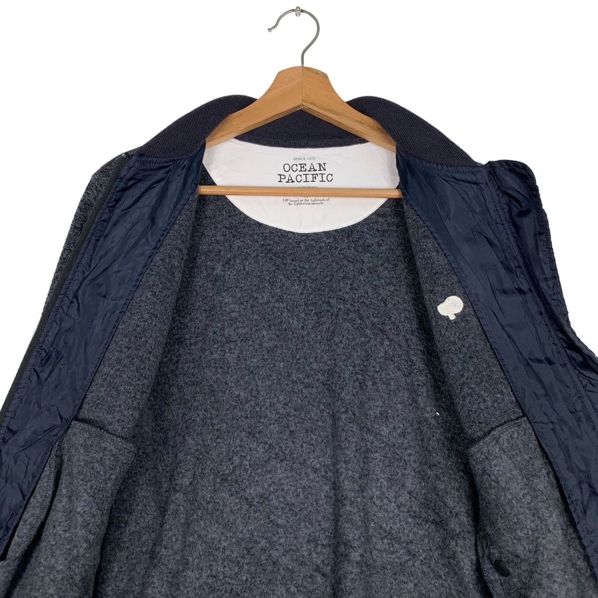 Ocean Pacific OCEAN PACIFIC Embroidery Small Logo Bomber Jacket #0520-C24 Size US M / EU 48-50 / 2 - 12 Thumbnail
