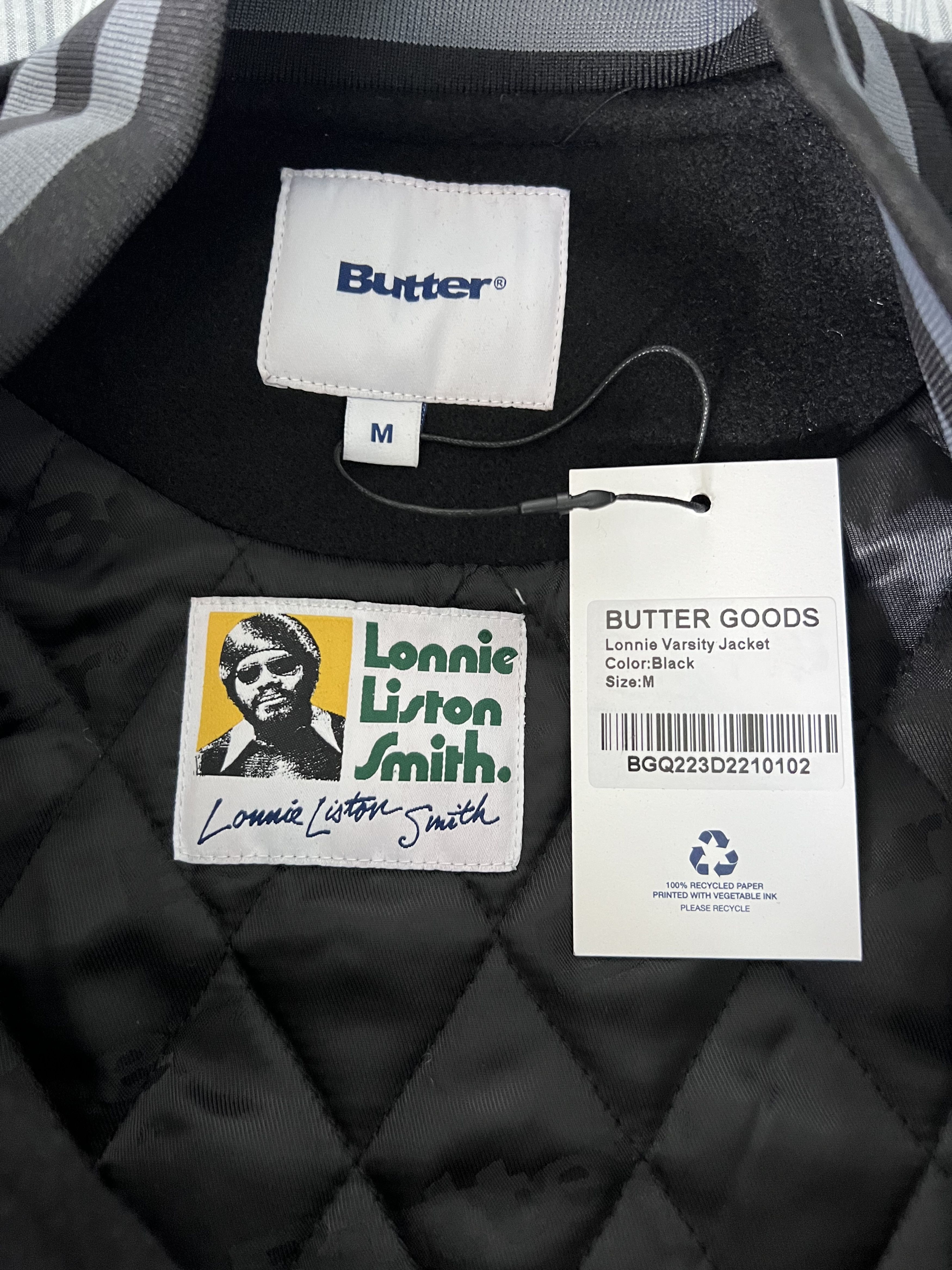 Butter Goods Butter Goods Lonnie Liston Smith Varsity Jacket in Black Size US M / EU 48-50 / 2 - 8 Thumbnail