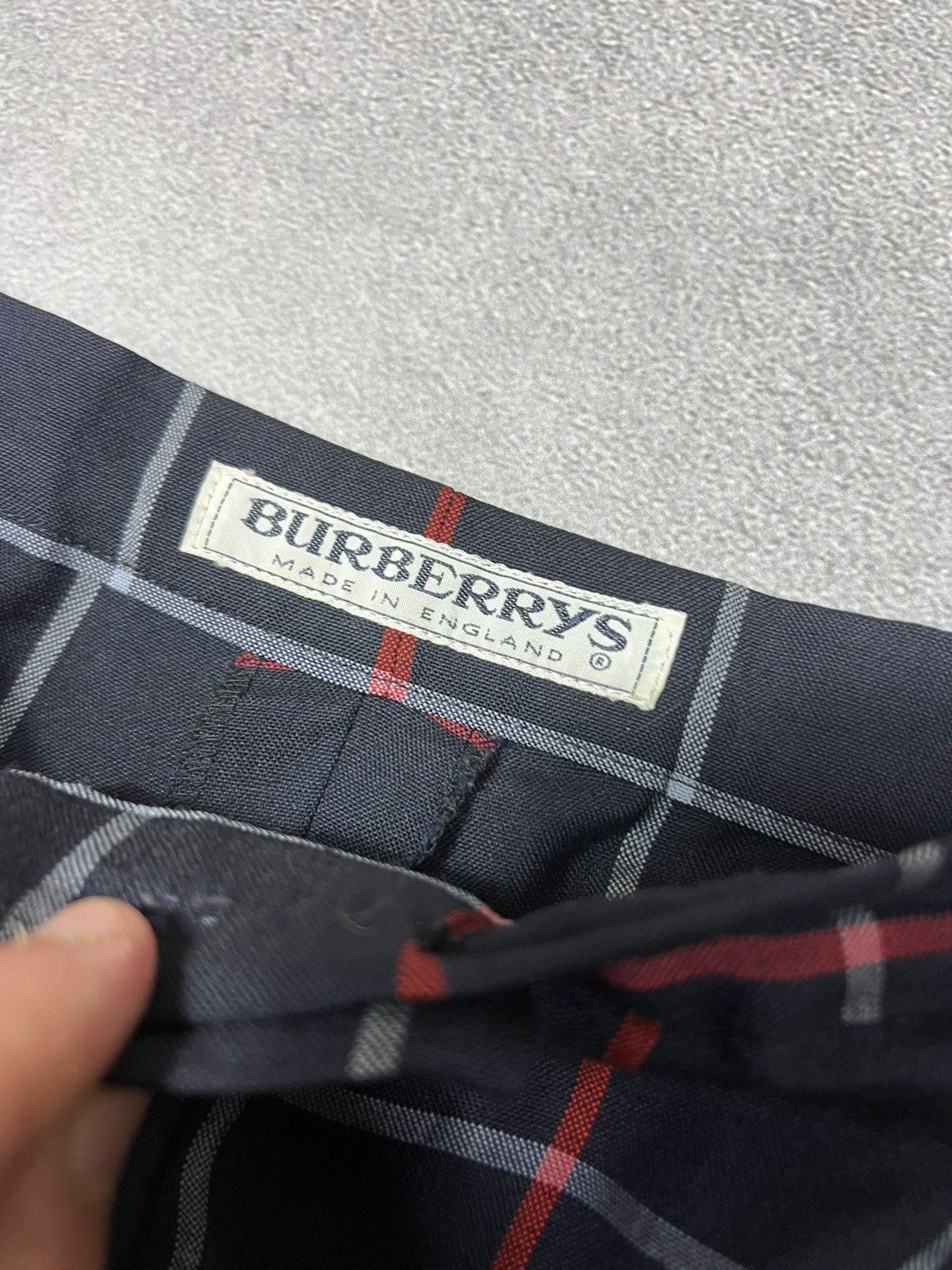 Burberry × Vintage Pants Burberrys Vintage Rare 90s Luxury Drip Y2K Size 29" - 4 Thumbnail