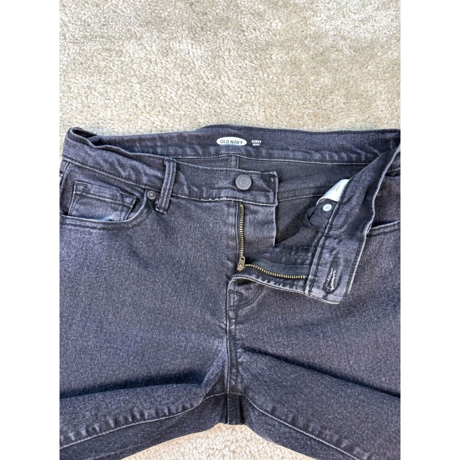 Old Navy Old Navy Black Size 2 Curvy Skinny Mid Rise Stretch Jeans Women's Size 26" / US 2 / IT 38 - 3 Thumbnail