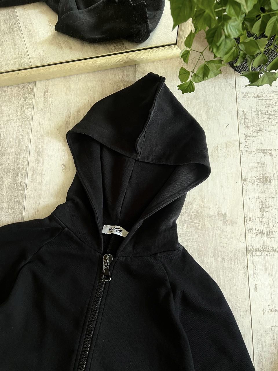 Japanese Brand × Moschino Moschino Cheapandchinc Dinosaur Zip Hoodie Full VERY RARE Size US M / EU 48-50 / 2 - 6 Thumbnail