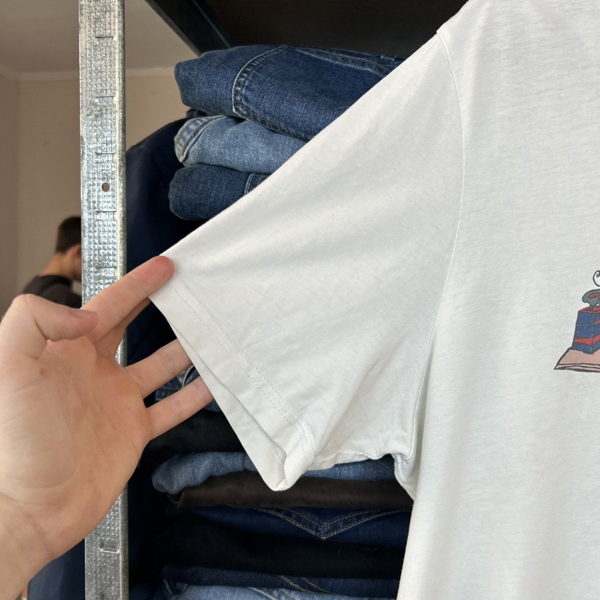 Paul Smith Mens Paul Smith Big Logo Designer streetwear tee Size US L / EU 52-54 / 3 - 4 Thumbnail