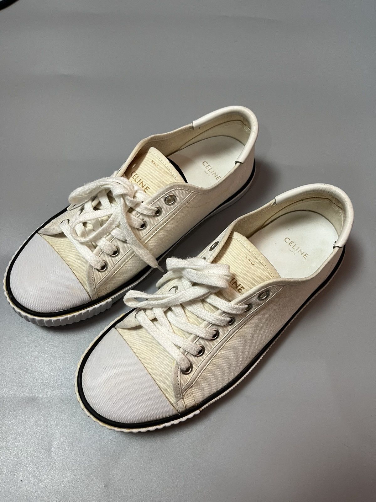 Celine Celine -Hedi Slimane S/S20 “Blank” sneaker Size US 7 / IT 37 - 4 Thumbnail