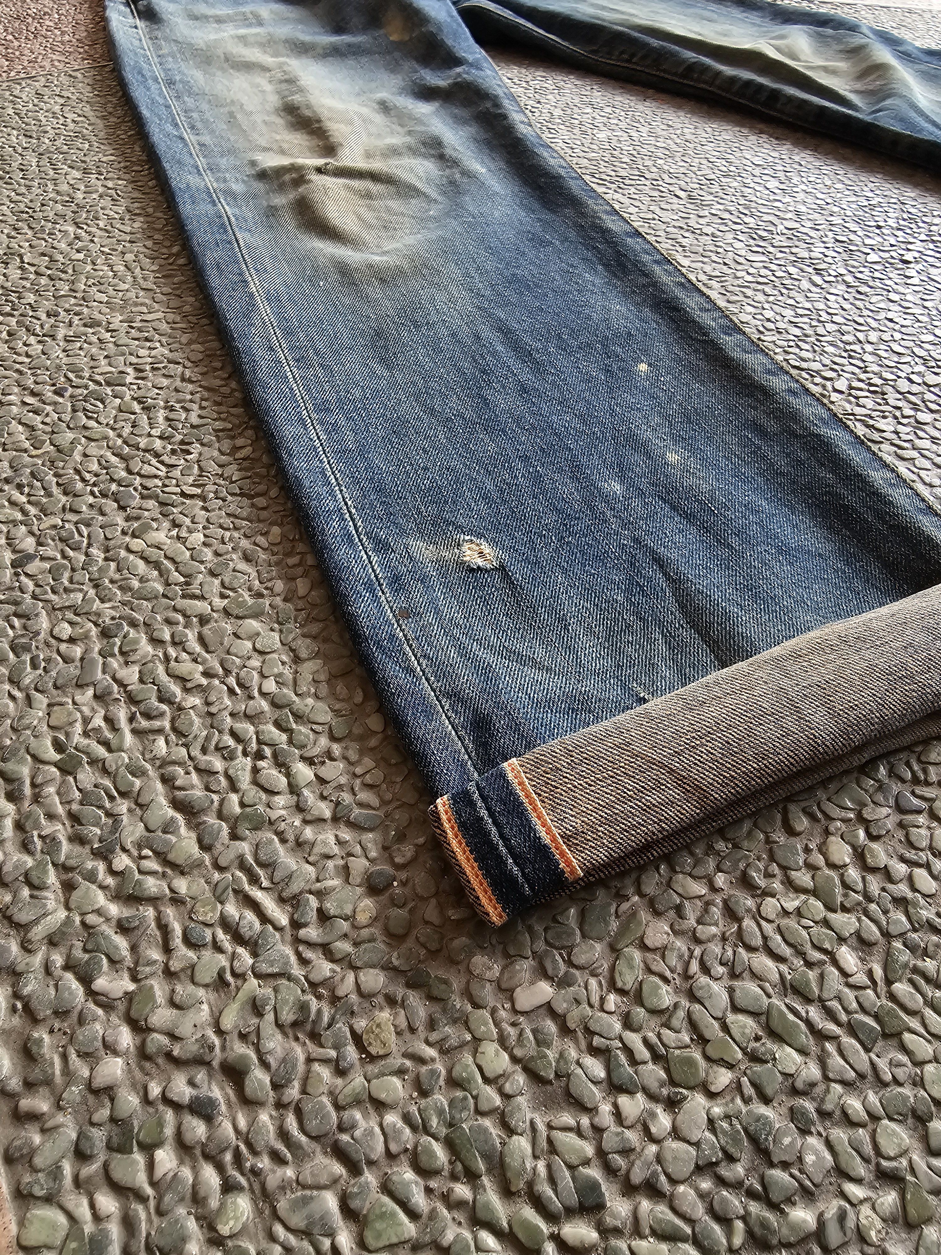 Levi's Vintage Clothing Levi’s 502 Selvedge Jeans - Heavy Fade - Worn Vintage W30 Size US 30 / EU 46 - 3 Thumbnail