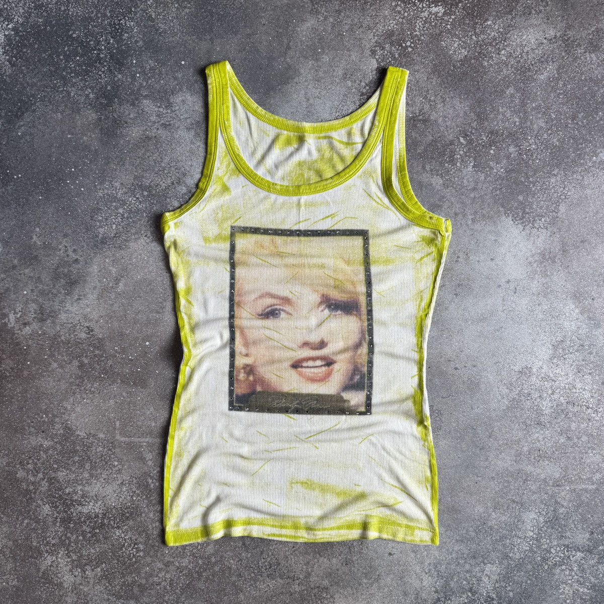 Hysteric Glamour Marilyn Monroe Vintage Y2K Glamour Ribbed Tank Top Size S / US 4 / IT 40 - 1 Thumbnail