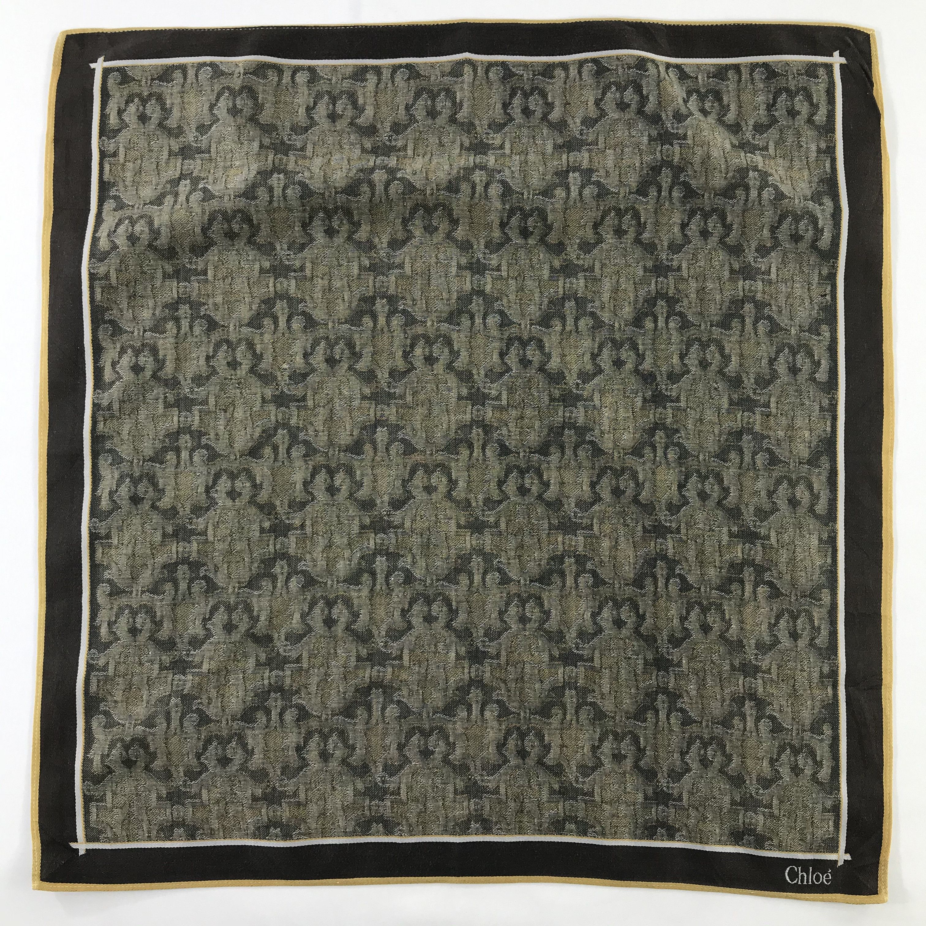 Chloe × Vintage Chloe Bandana / Handkerchief / Neckerchief - S408 Size ONE SIZE - 1 Thumbnail