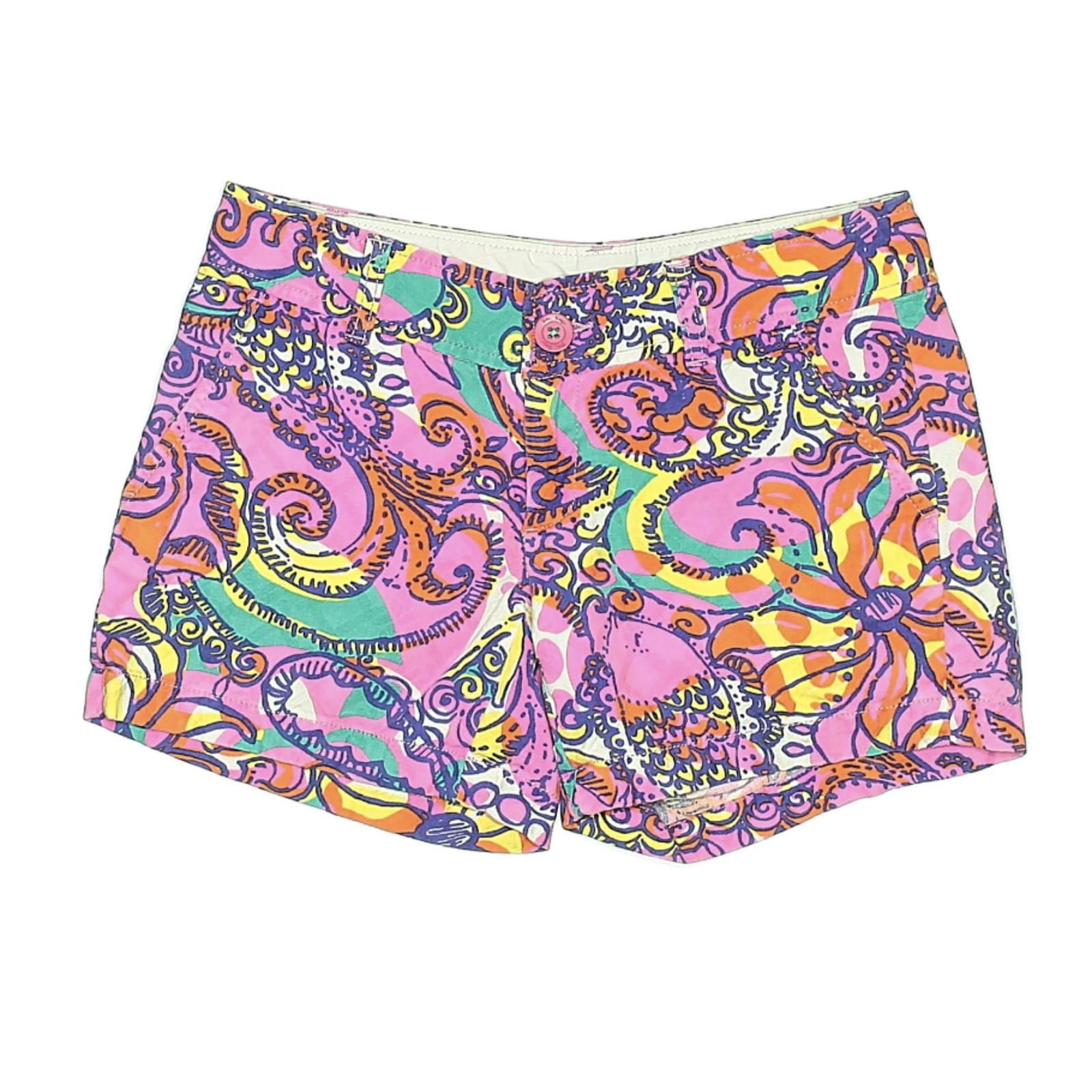 Other Lilly Pulitzer Print Multi Colored Shorts Size 0 Size 25" / US 0 / IT 36 - 1 Thumbnail