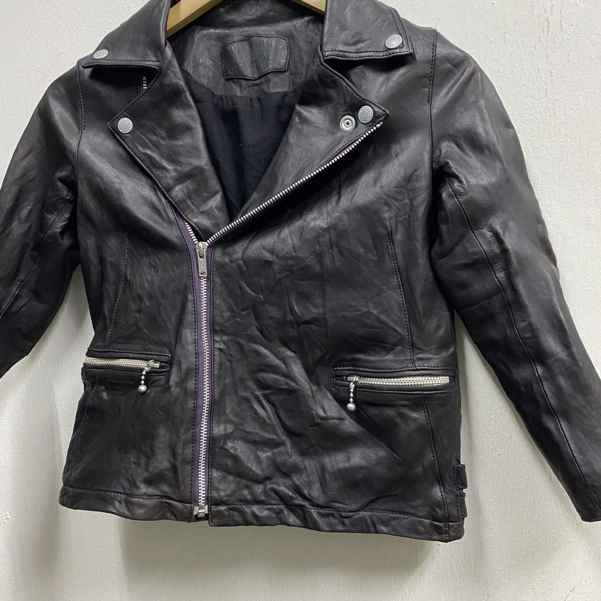 Hysteric Glamour Hysteric Glamour Leather Biker Jackets Size XXS / US 00 / IT 34 - 4 Thumbnail