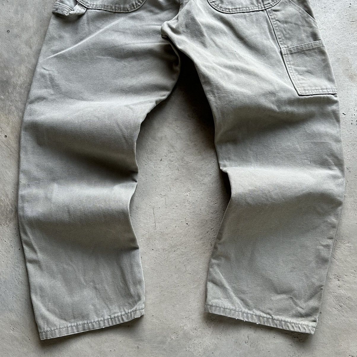 Carhartt × Dickies (32x30) Crazy Vintage Faded Tan/Grey Dickies Carpenter Pants Size US 32 / EU 48 - 3 Thumbnail