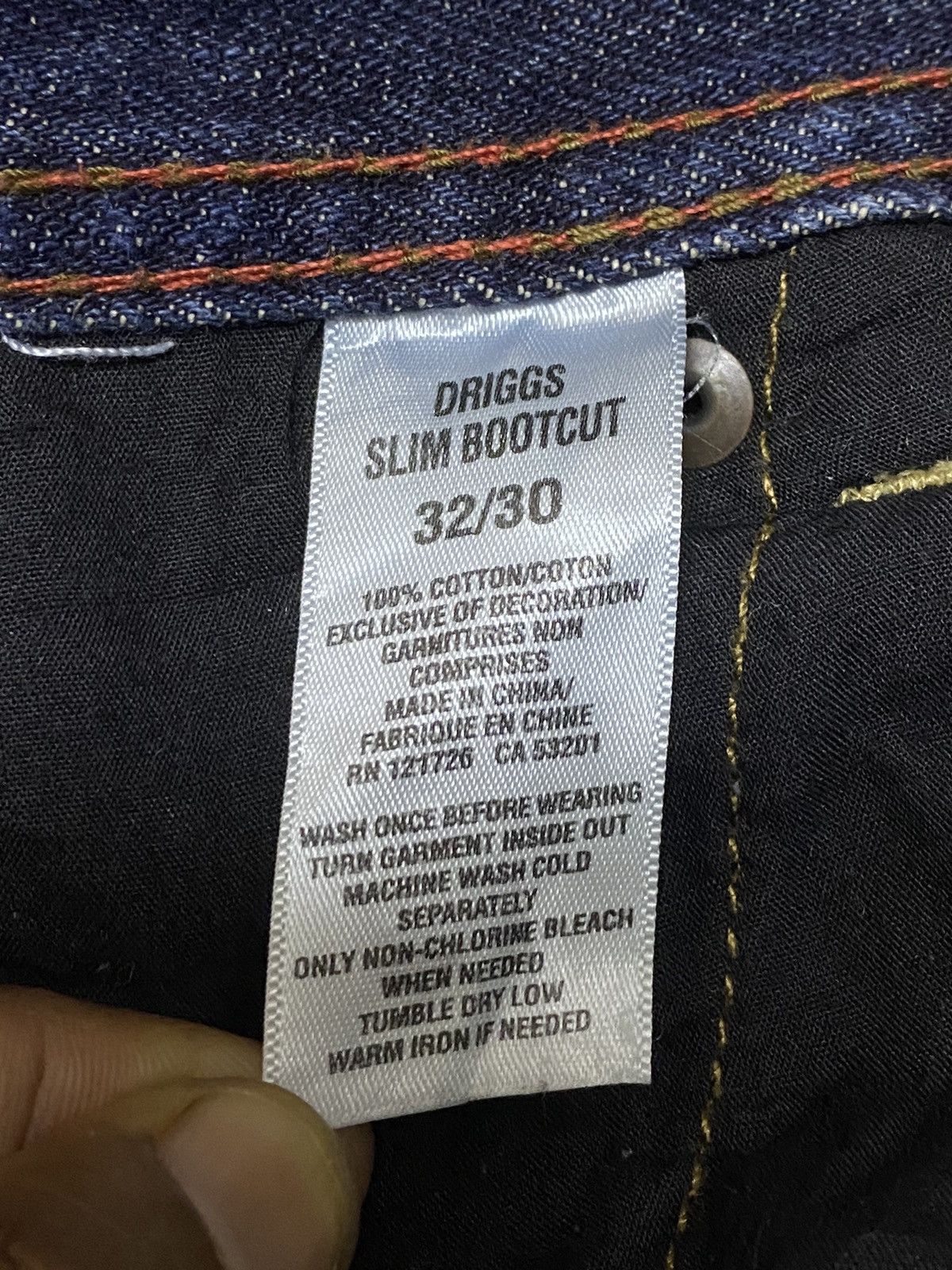 Aeropostale Vintage Aeropostale Slim bootcut Blue Wash Distressed Jeans Size US 34 / EU 50 - 14 Thumbnail