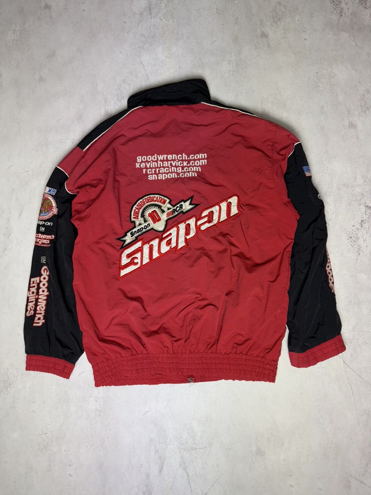 NASCAR × Vintage Vintage NASCAR Snap-On Racing Light Jacket Formula1 Size US XXL / EU 58 / 5 - 12 Thumbnail
