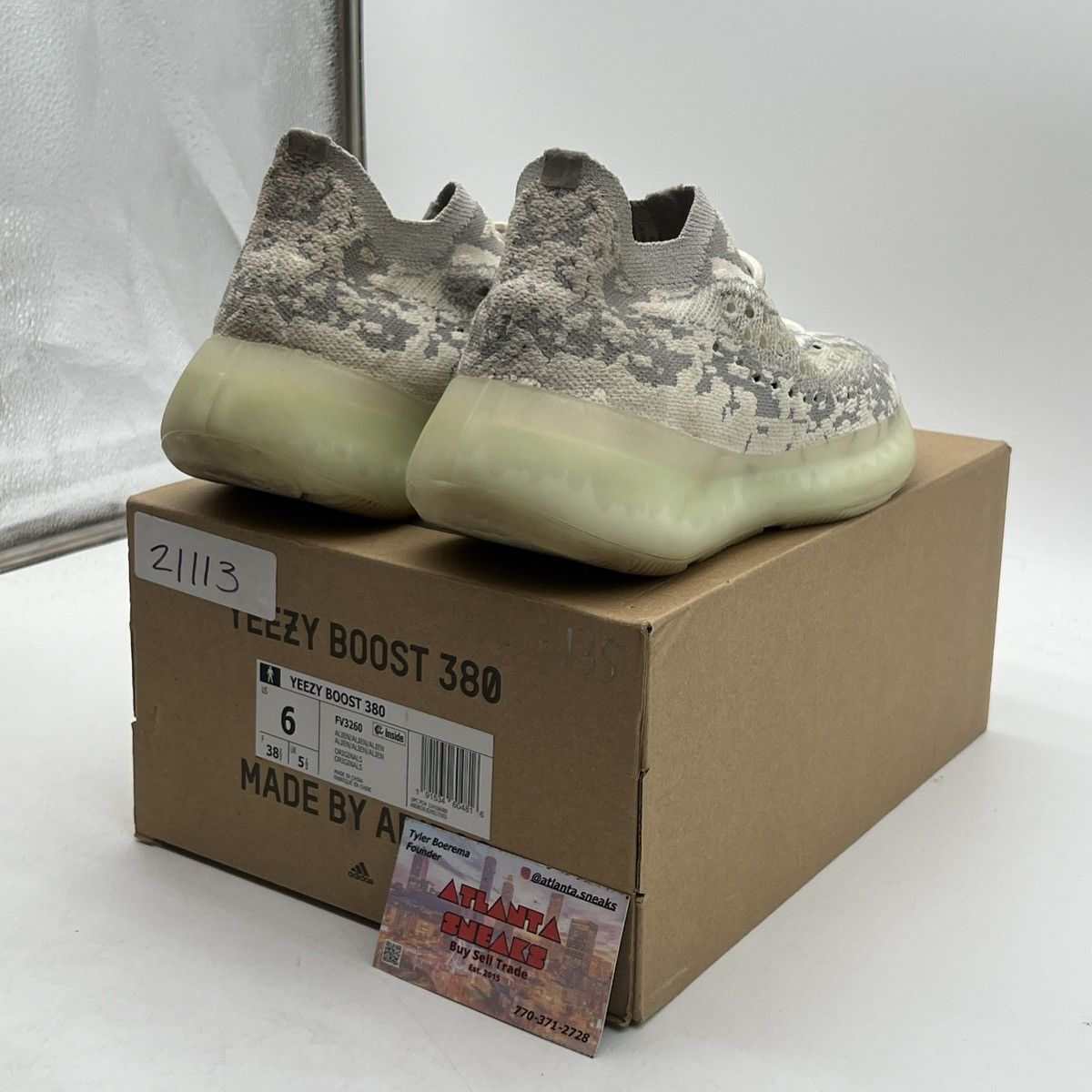Adidas Yeezy boost 380 alien Size US 6 / EU 39 - 5 Thumbnail