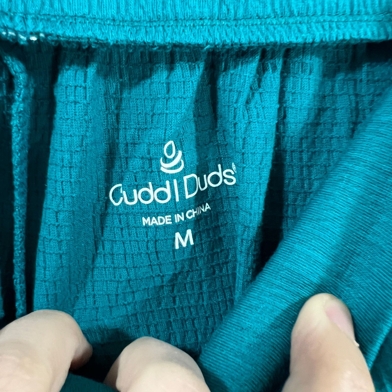 Other Cuddl Duds Crinkle Jersey Cropped Pants Deep Lake, Medium Size 30" / US 8 / IT 44 - 3 Thumbnail