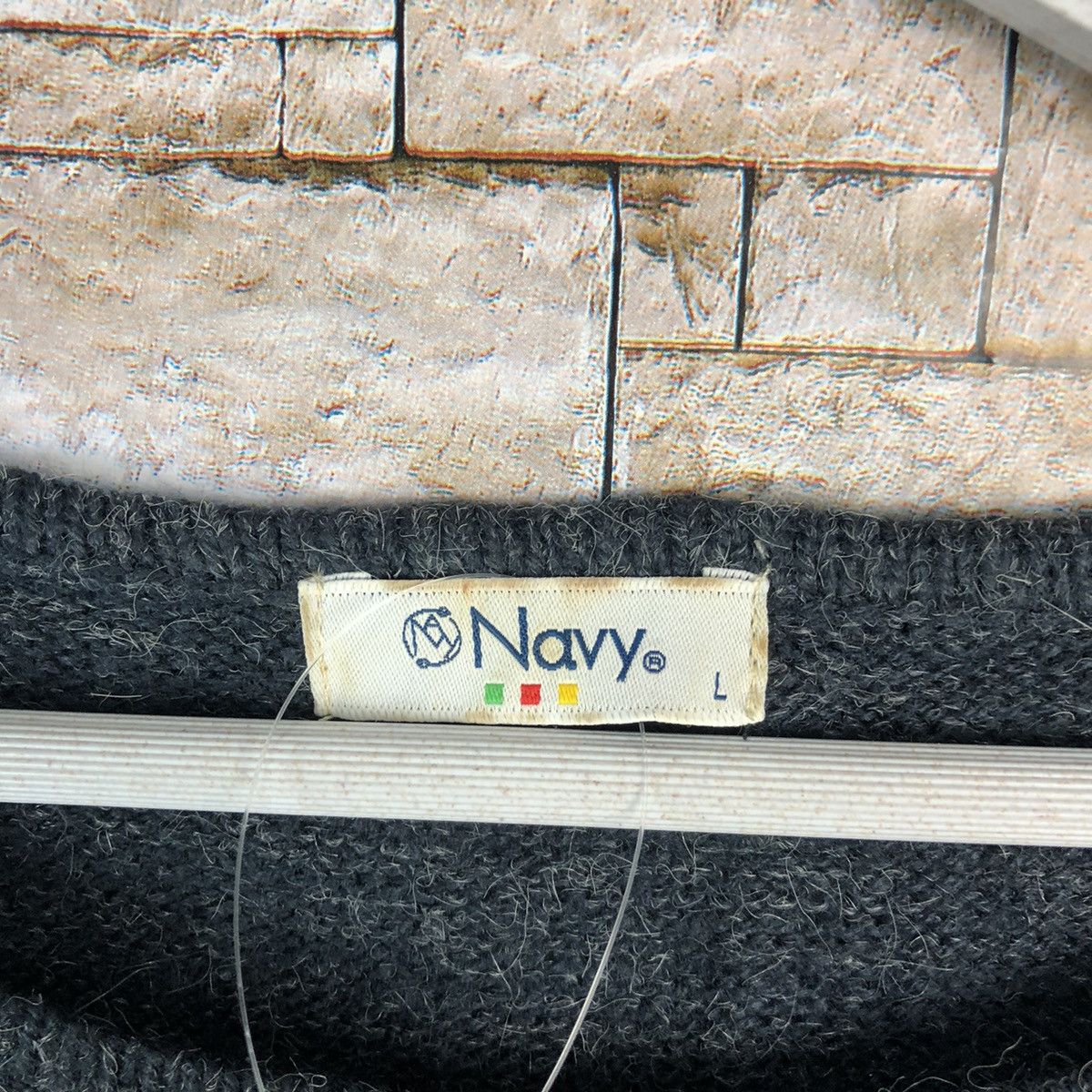 Homespun Knitwear × Japanese Brand × Vintage Navy Dark Blue Knitwear #A1089 Size M / US 6-8 / IT 42-44 - 10 Thumbnail