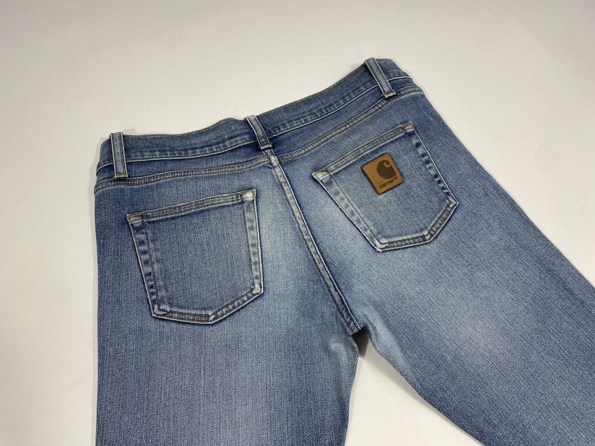 Carhartt 🔥LASTDROP🔥 Carhartt Rebel Distressed Denim Jeans Slim Pants Size US 31 - 8 Thumbnail