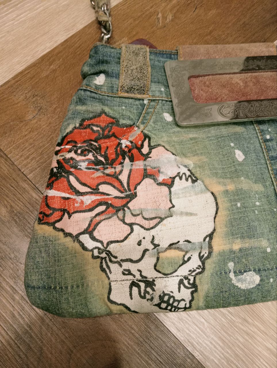 Japanese Brand VINTAGE GRAIL SKULLS BAG Size ONE SIZE - 3 Thumbnail