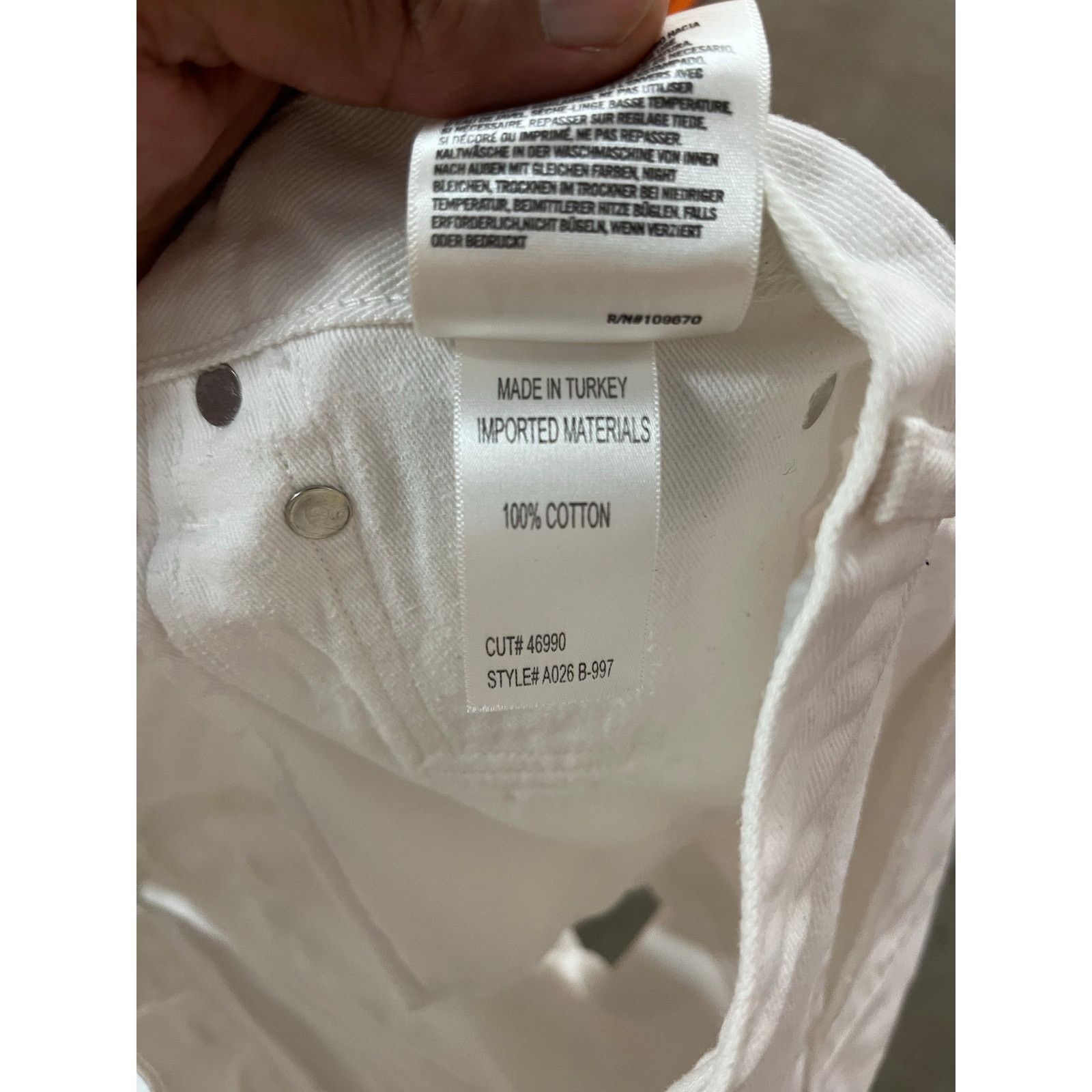 Agolde AGOLDE - Parker premium Short / size 27 / White Size 27" / US 4 / IT 40 - 10 Thumbnail