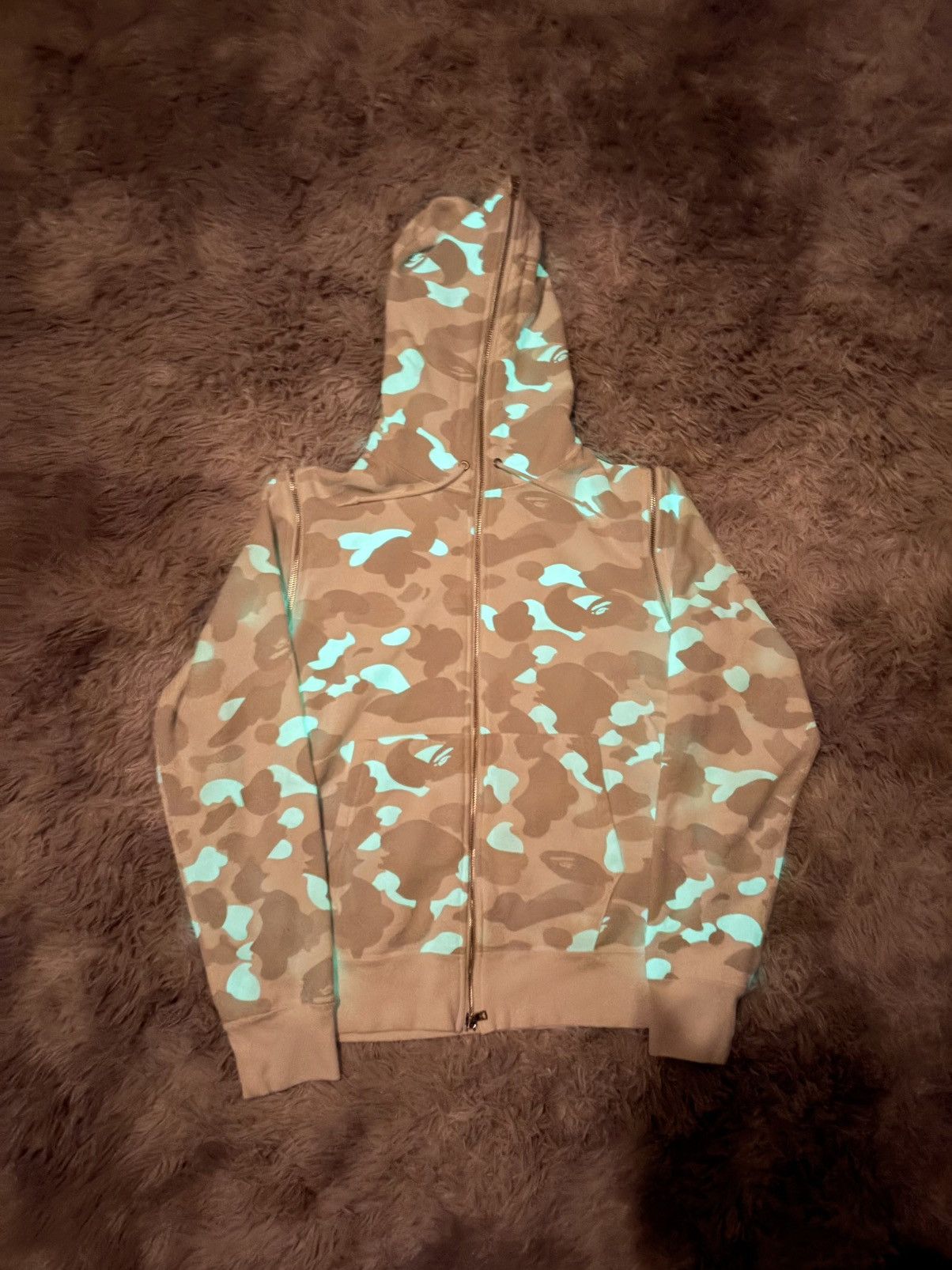 Bape bape camo white hoodie Size US M / EU 48-50 / 2 - 3 Thumbnail