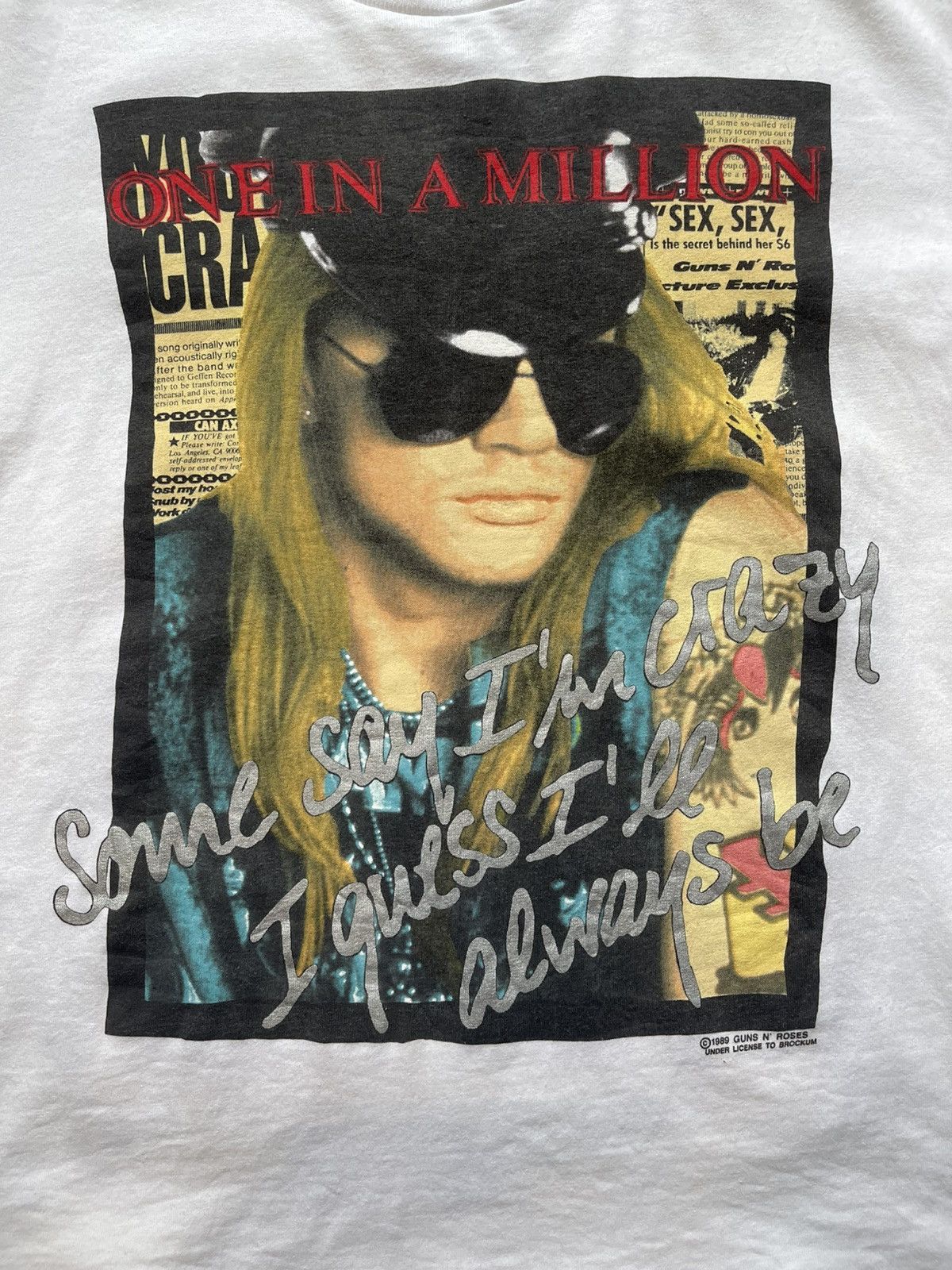 Band Tees Vintage Gun N Rose 1989 Youth 12 Size US XS / EU 42 / 0 - 4 Thumbnail