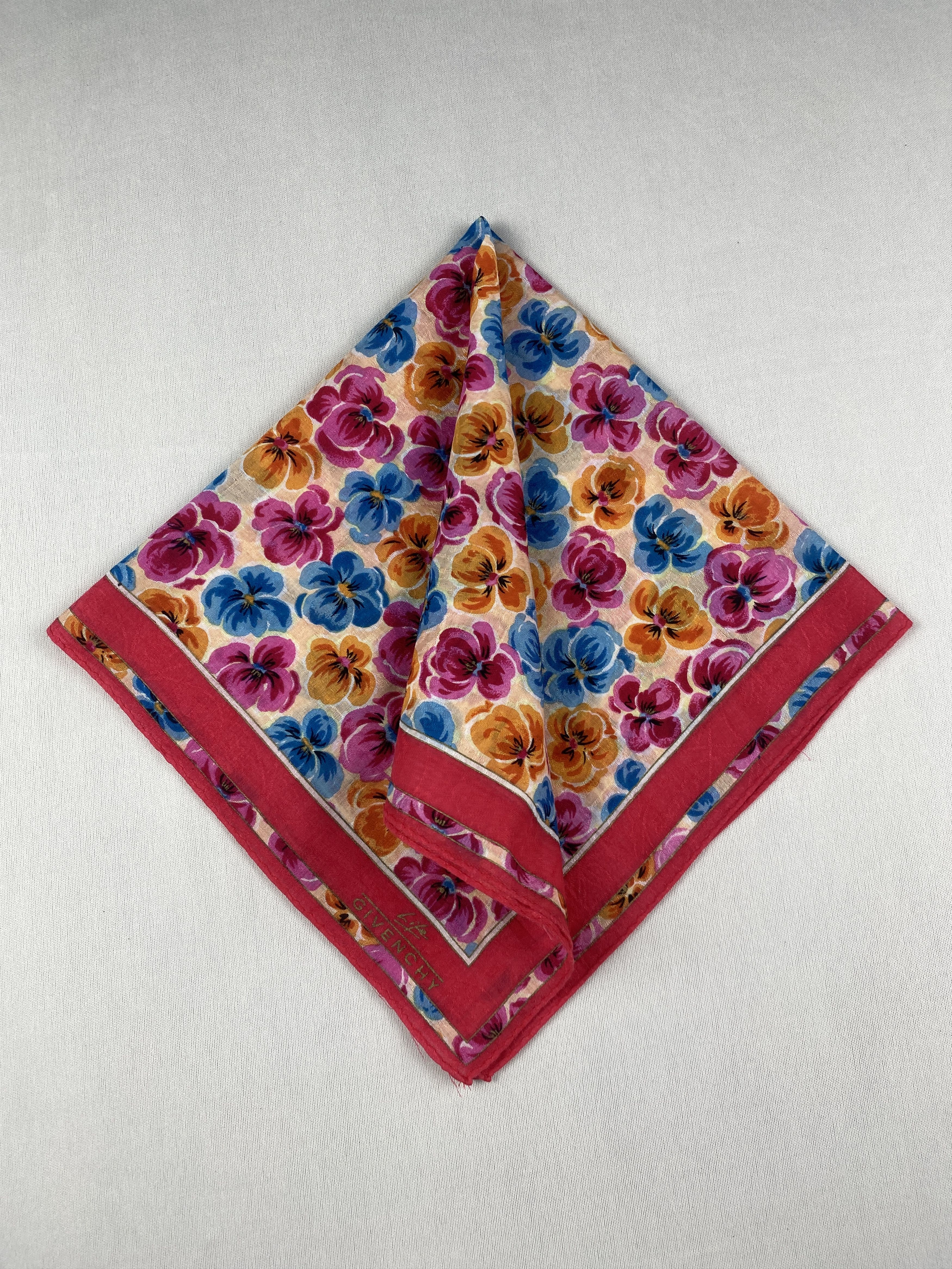 Givenchy Vintage Givenchy Handkerchief Pocket Square Bandana HM0006 Size ONE SIZE - 2 Thumbnail