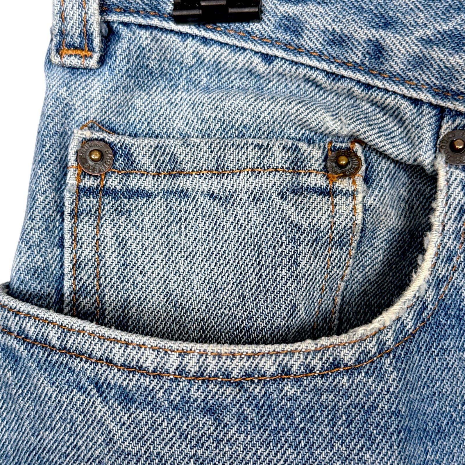 Brooks Brothers Vintage 90s Brooks Brothers Mens Relaxed Fit Dad Jeans 32x30 Size US 32 / EU 48 - 4 Thumbnail