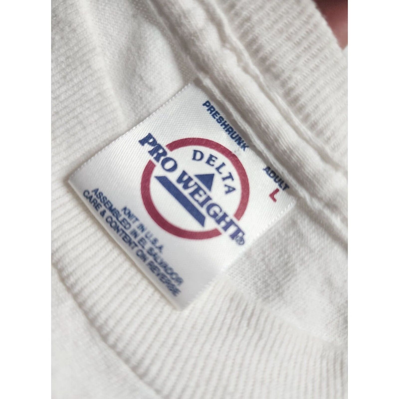Delta VINTAGE Men's Large USA Team USA Sports Patriotic Cotton T-Shirt 90s Logo Size US L / EU 52-54 / 3 - 2 Thumbnail