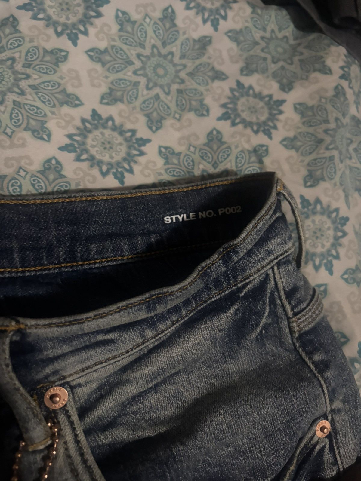 Purple Brand Blue Purple jeans Size US 33 - 5 Thumbnail