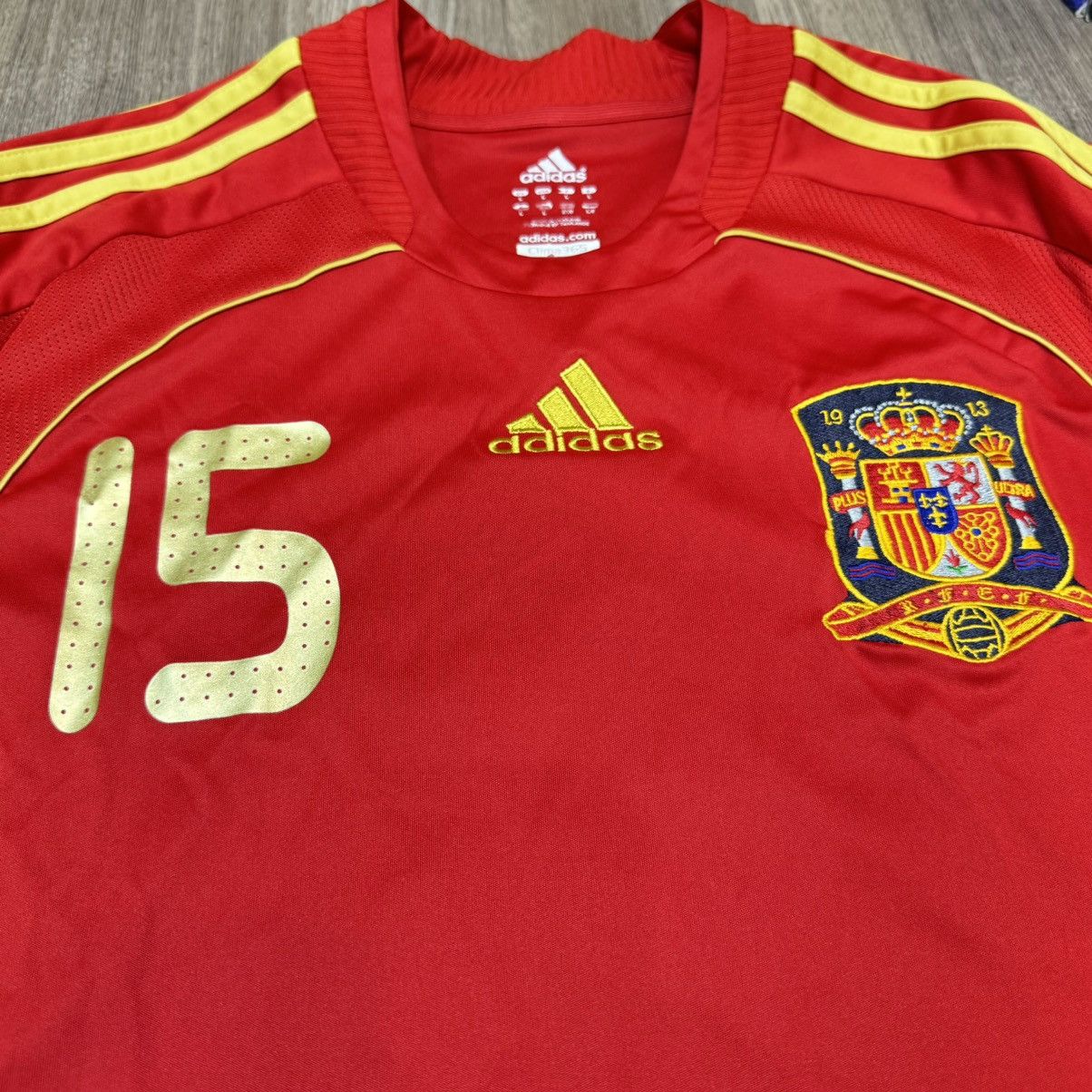 Adidas Spain Euro 2008 home shirt #15 Sergio Ramos Size US L / EU 52-54 / 3 - 3 Thumbnail