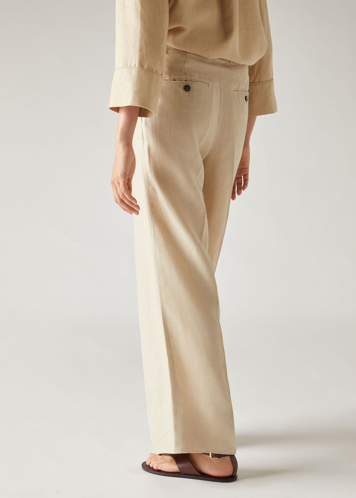 Loro Piana o1srvl11e0424 Trouser in Medium Brown Size 36" / US 14 / IT 50 - 6 Thumbnail