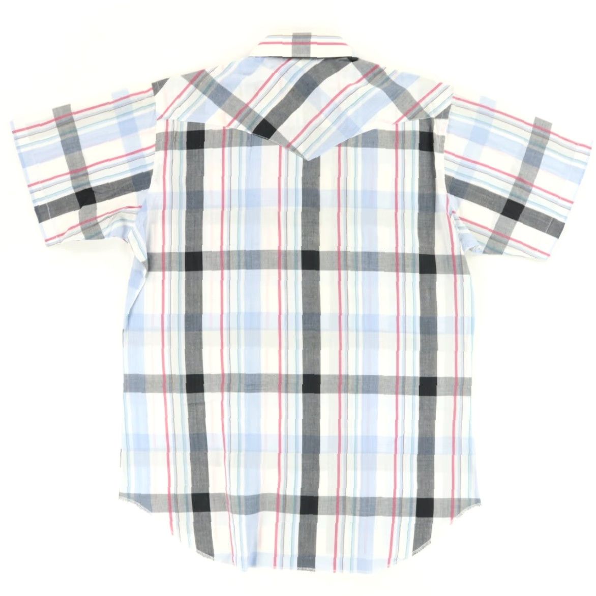 Wrangler Wrangler Cowboy Cut Pearl Snap Shirt Mens 16 Plaid Cotton Short Sleeve Mens Size 16 Multi-Colored Size US L / EU 52-54 / 3 - 4 Thumbnail