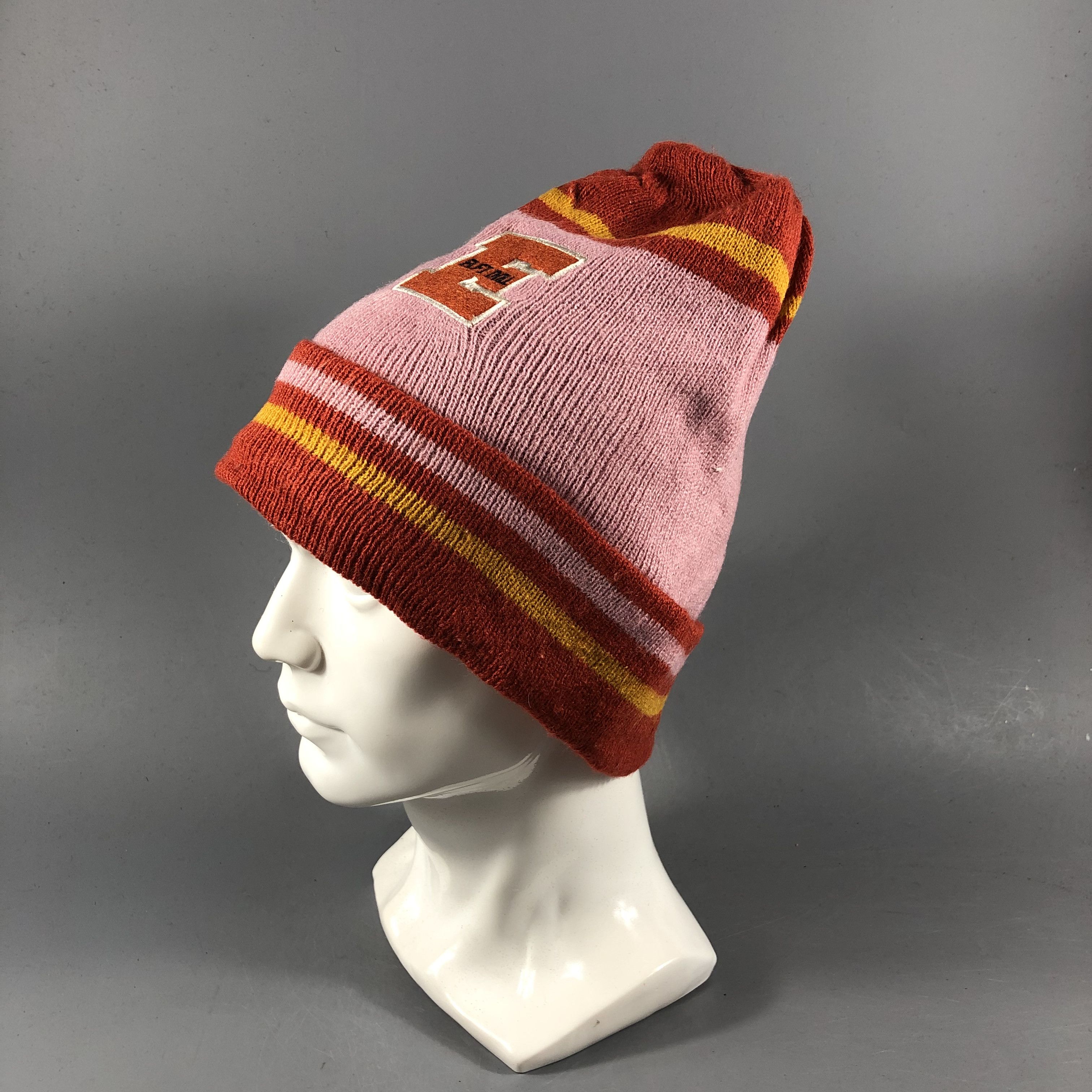 Vintage Elfi Doll Striped Beanie Snowcap Snow Hat B860 Size ONE SIZE - 2 Thumbnail