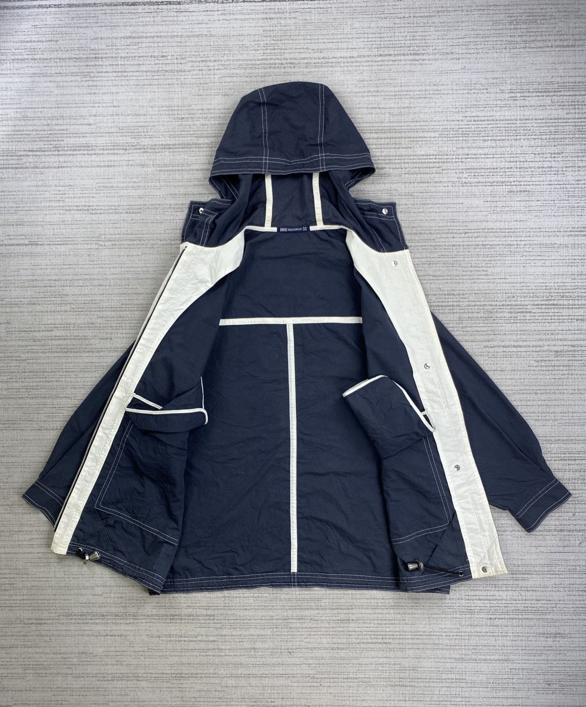 DAKS Vintage 90s DAKS Squadron Hoodie Zipper Jacket Size US XL / EU 56 / 4 - 6 Thumbnail