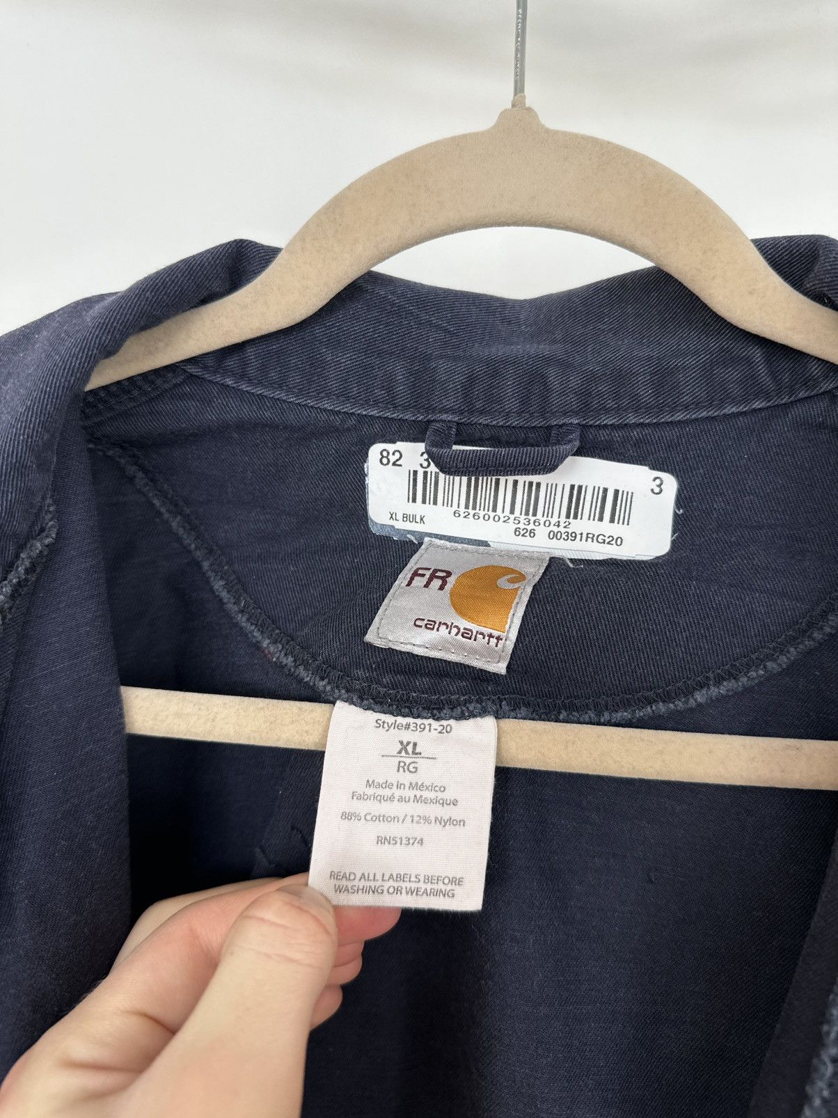 Carhartt Vintage Carhartt Flame Resistant USA Cropped Y2K Work Jacket Size US L / EU 52-54 / 3 - 16 Thumbnail