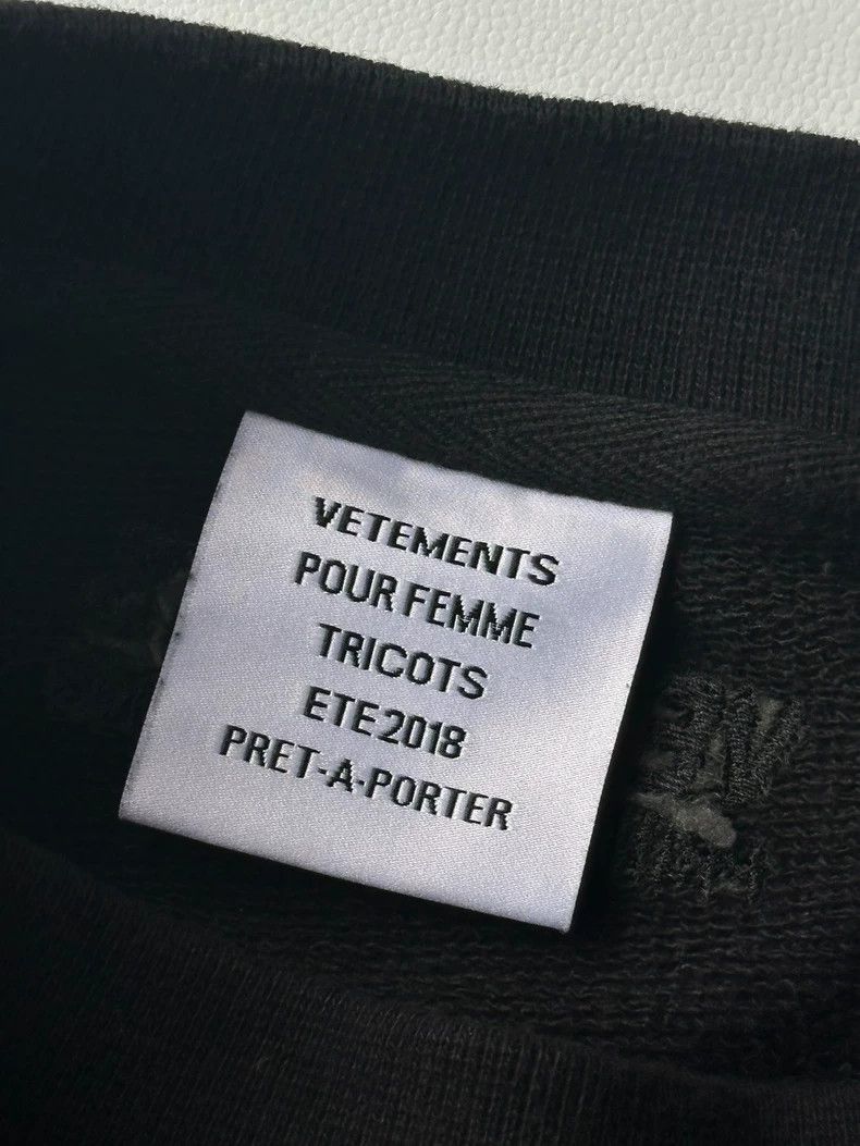 Vetements Vetements Black Runway Long Sleeve Size US XS / EU 42 / 0 - 2 Thumbnail