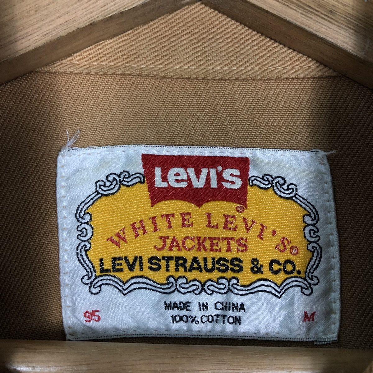 Levi's 🔥90’s Vintage Trucker Jacket White Levi’s Jacket Size US M / EU 48-50 / 2 - 13 Thumbnail