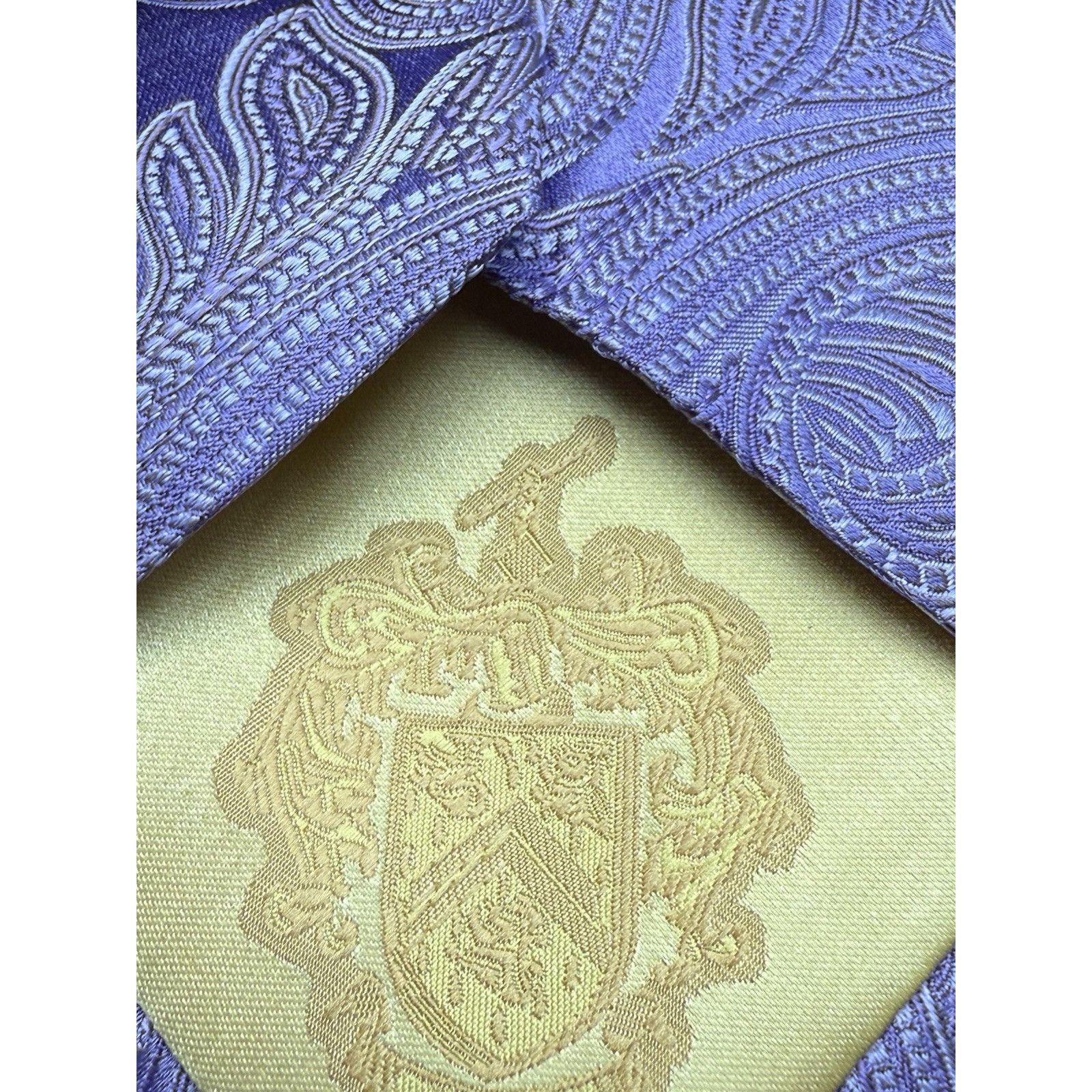 Donald Trump Donald J Trump Signature Collection Purple Paisley 58" Tie Size ONE SIZE - 6 Thumbnail