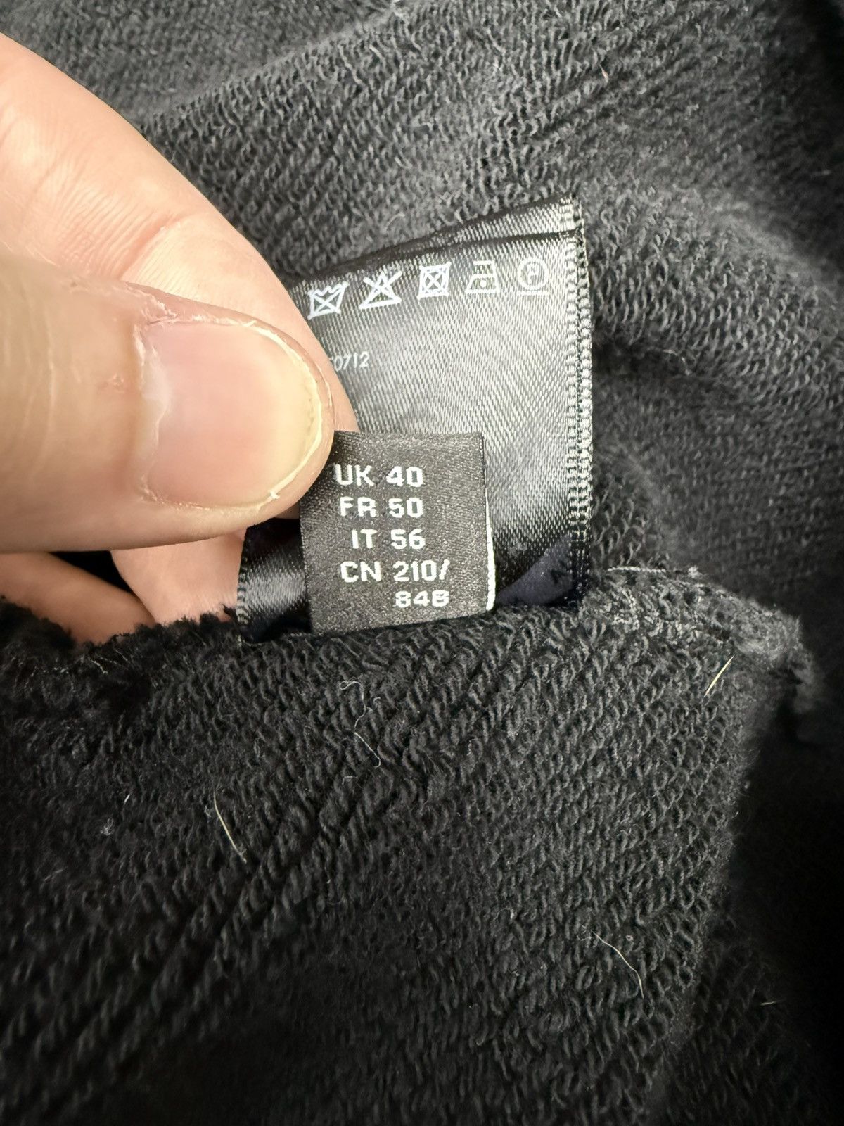 Amiri AUTHENTIC AMIRI x Zig Zag Cotton Black Hoodie Men XXX Large Size US XXL / EU 58 / 5 - 18 Thumbnail
