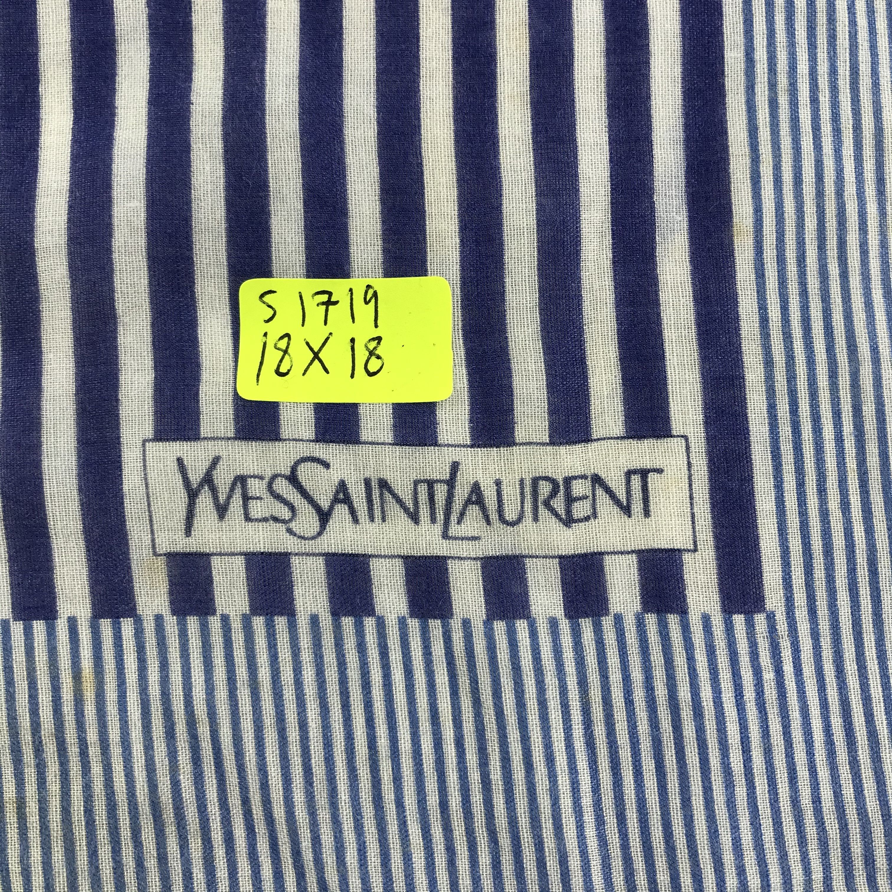 Vintage × Yves Saint Laurent Yves Saint Laurent Bandana / Handkerchief/Neckerchief -S1719 Size ONE SIZE - 5 Thumbnail