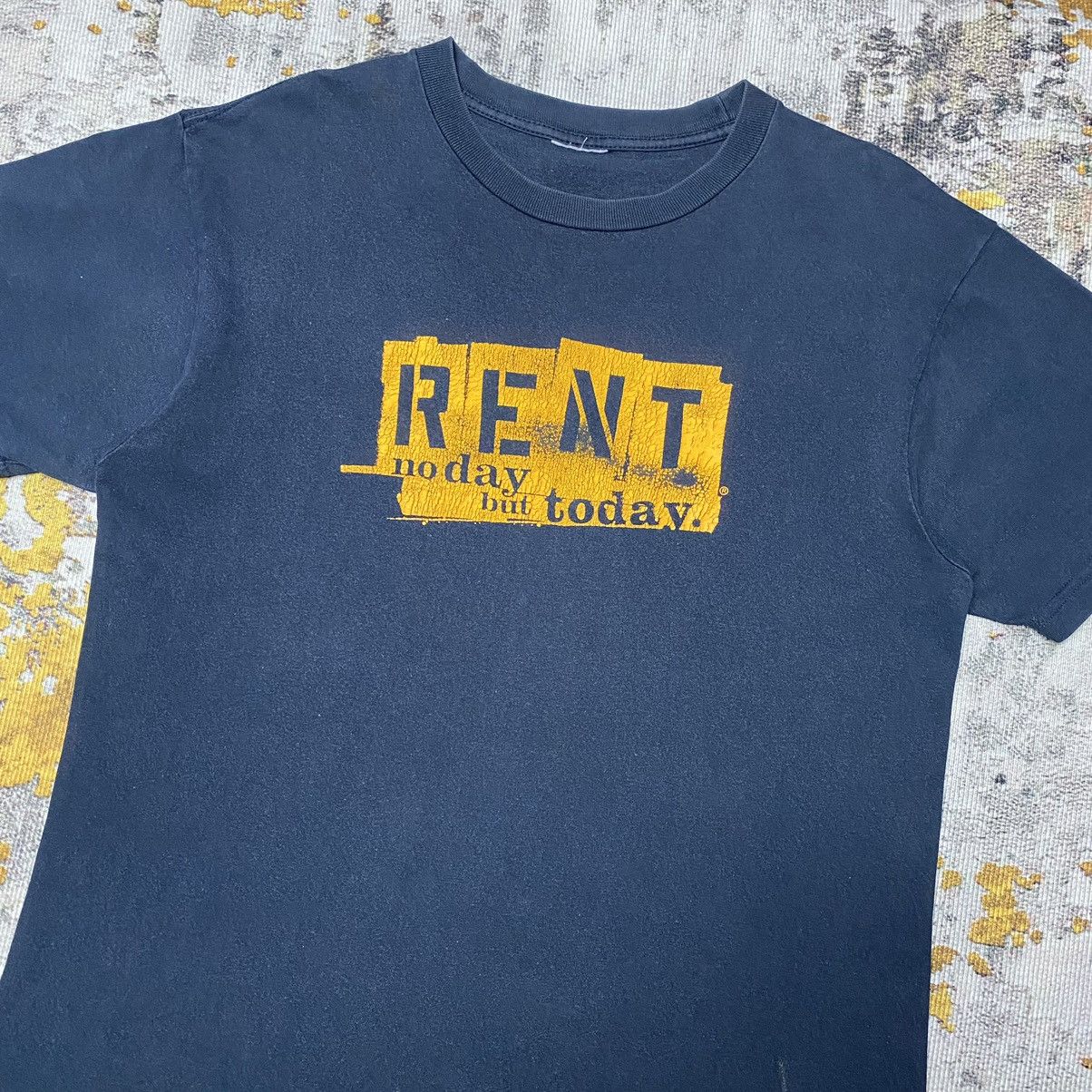 Vintage 💥Distressed💥Vintage Rent No Day But Today Musical Drama Tee Size US M / EU 48-50 / 2 - 5 Thumbnail