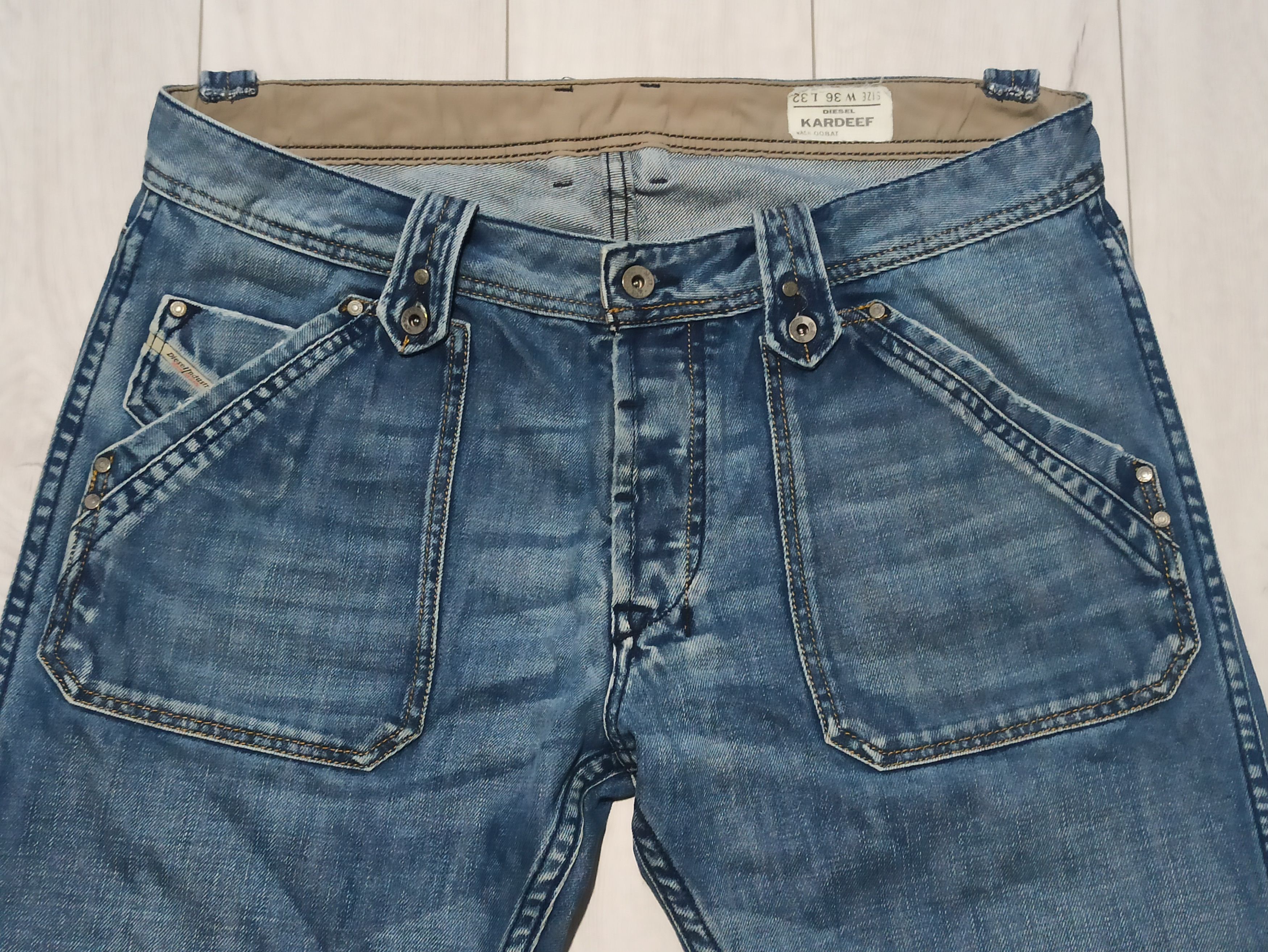 Diesel Diesel Kardeef Jeans Big Pockets Size US 36 / EU 52 - 2 Thumbnail