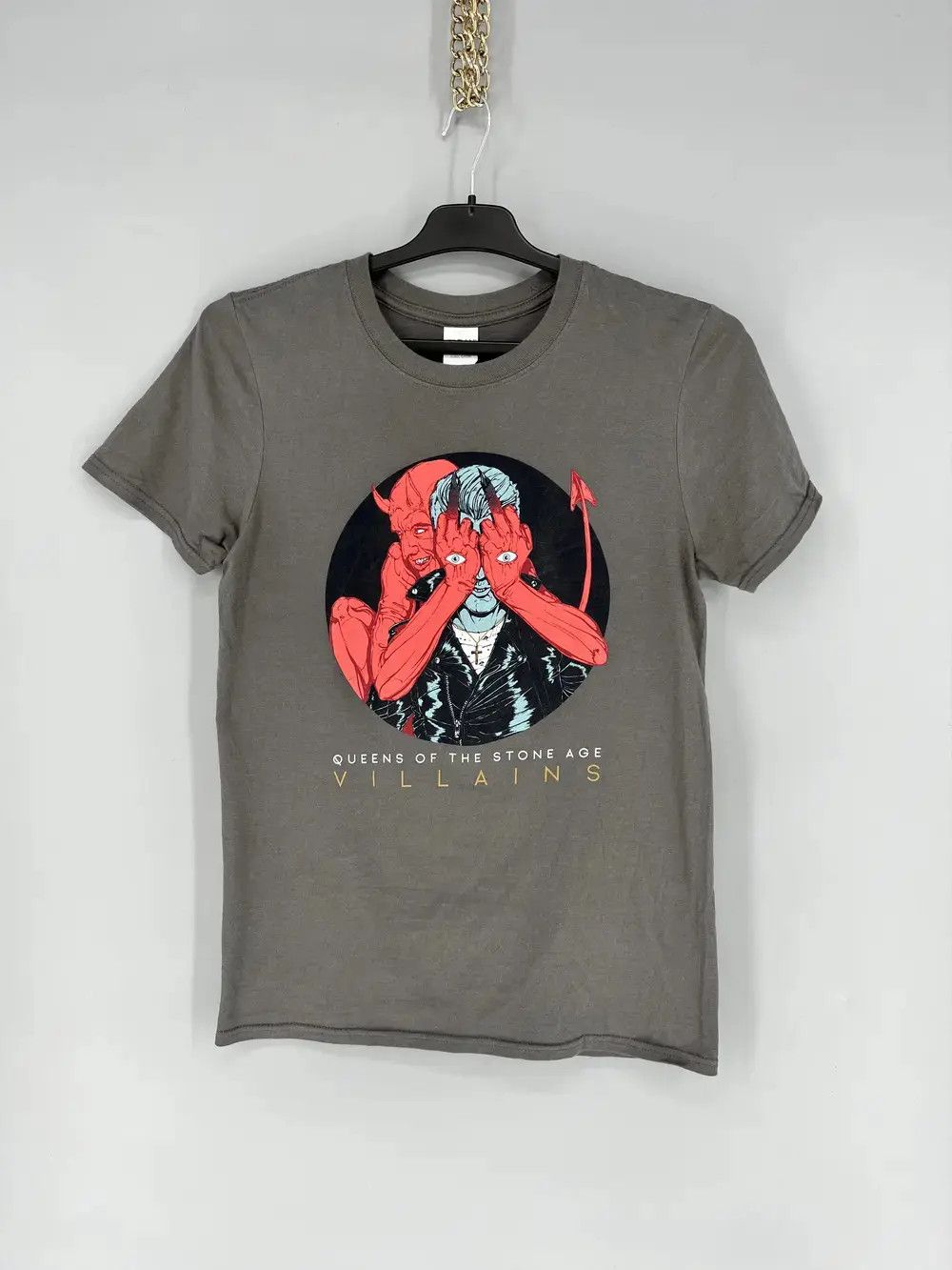 Band Tees × Vintage Vintage Queens Of The Stone Age Villains Tour Shirts Size US S / EU 44-46 / 1 - 1 Thumbnail
