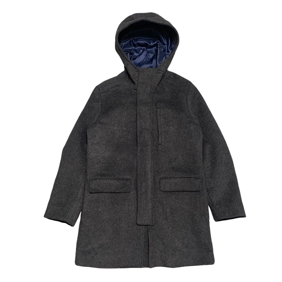 Alexander Julian Alexander Julian Hooded Wool Coat Size US M / EU 48-50 / 2 - 1 Thumbnail