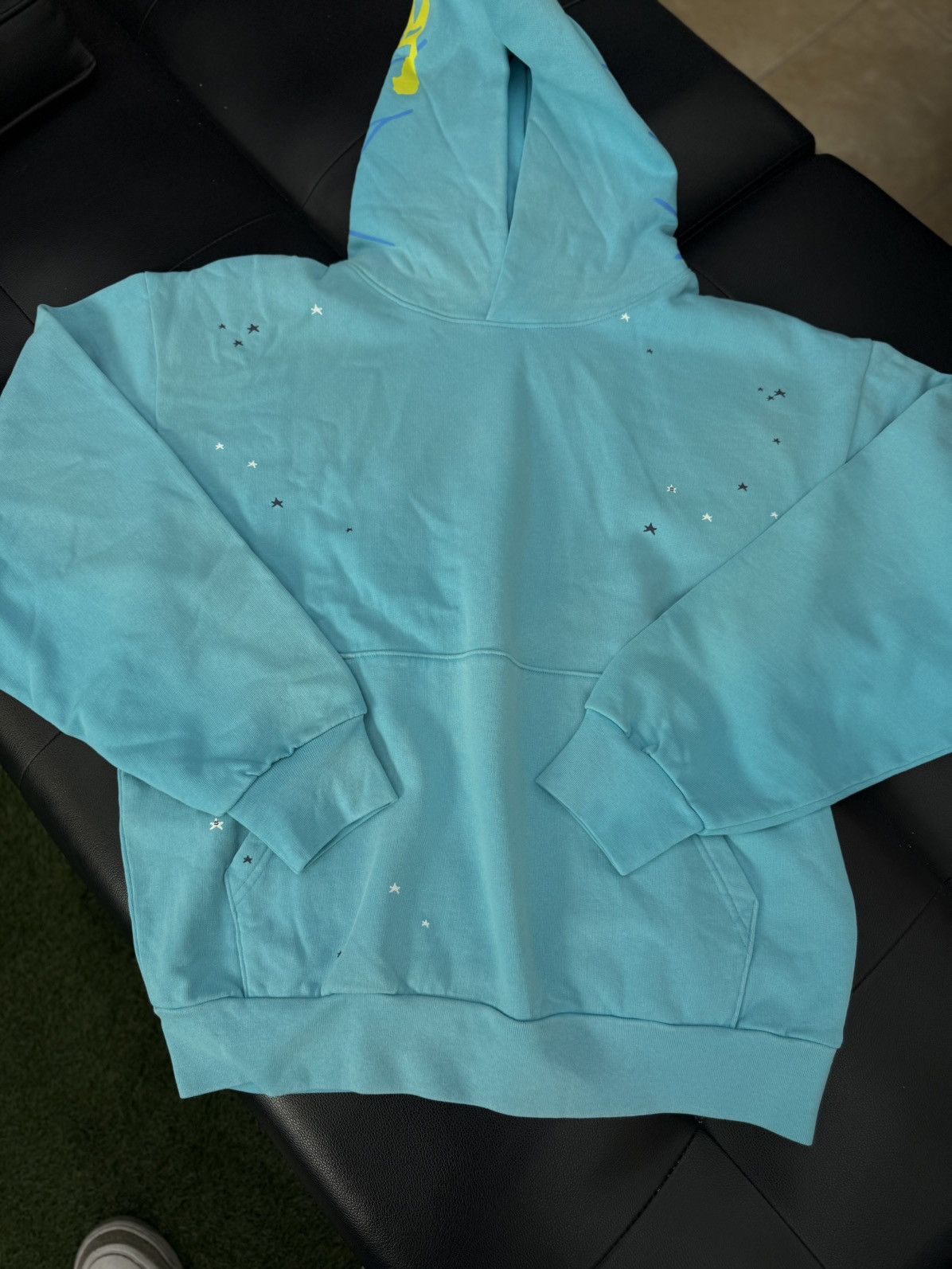 Sp5der Sp5der Hoodie Blue Yellow Size Large Brand New Size US L / EU 52-54 / 3 - 6 Thumbnail