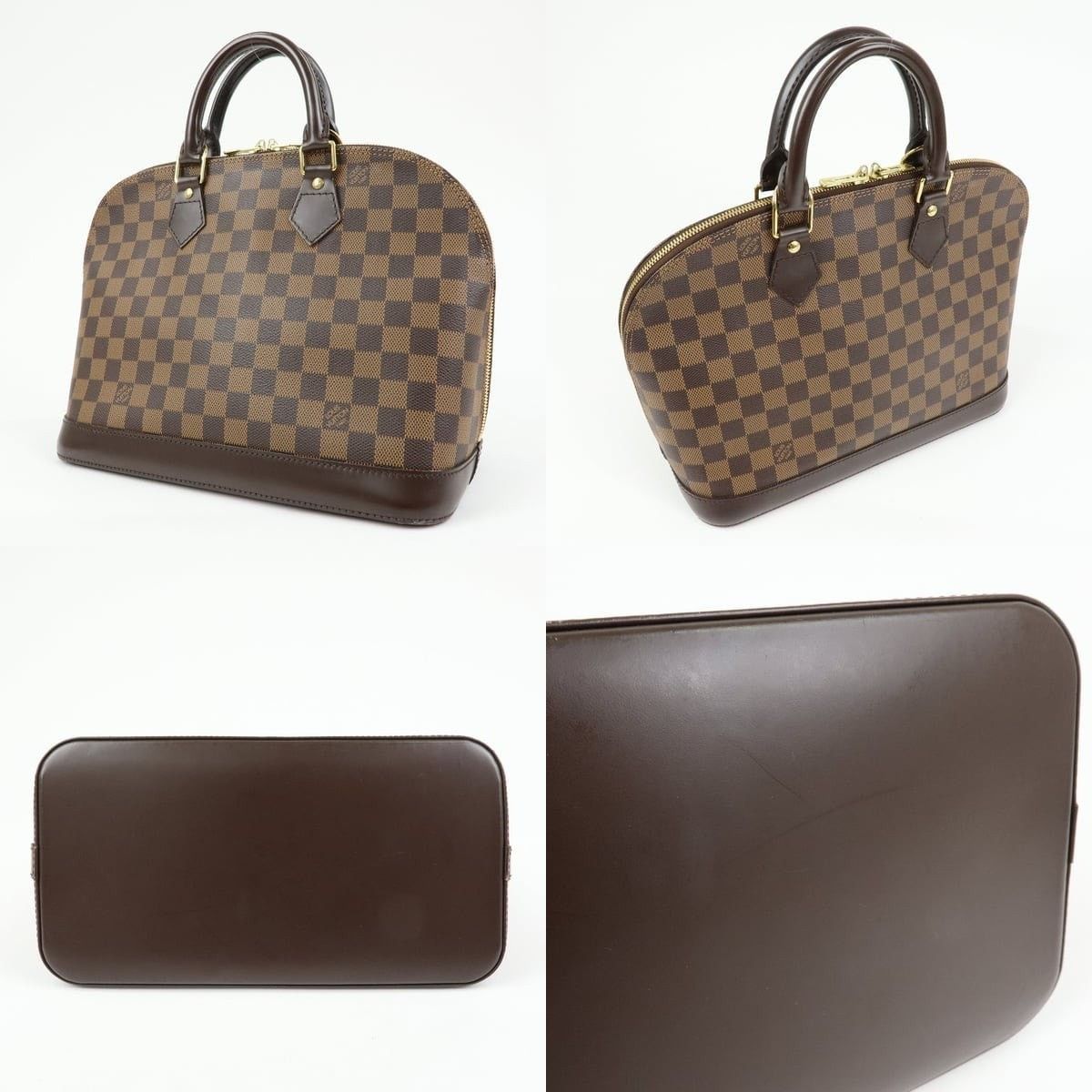 Louis Vuitton Louis Vuitton Damier Ebene Alma PM Top Handle Bag Size ONE SIZE - 3 Thumbnail