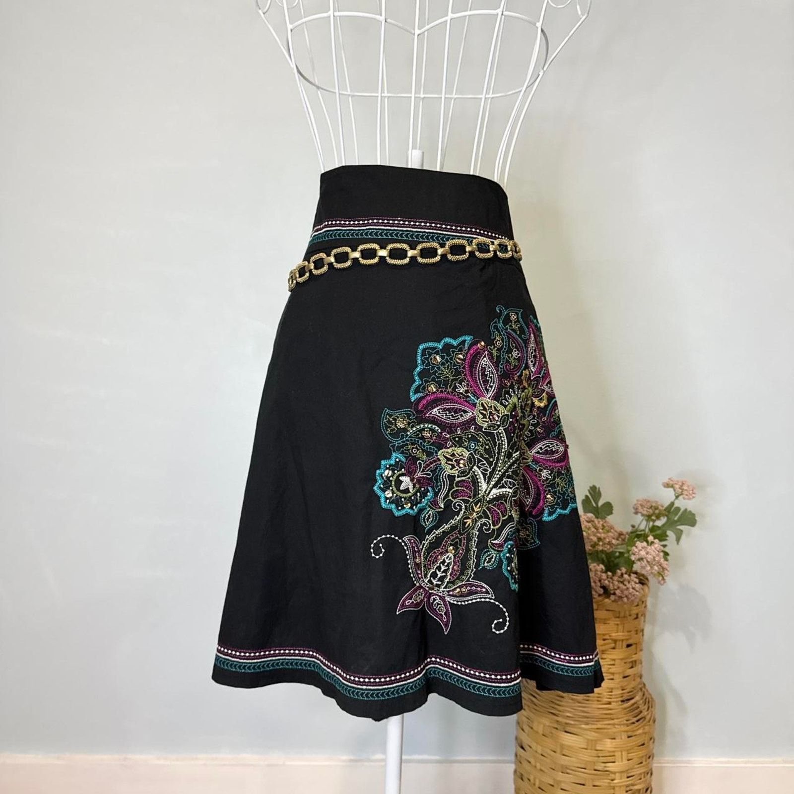 Other The perfect fairy vintage y2k heart soul black skirt Size 32" / US 10 / IT 46 - 1 Thumbnail
