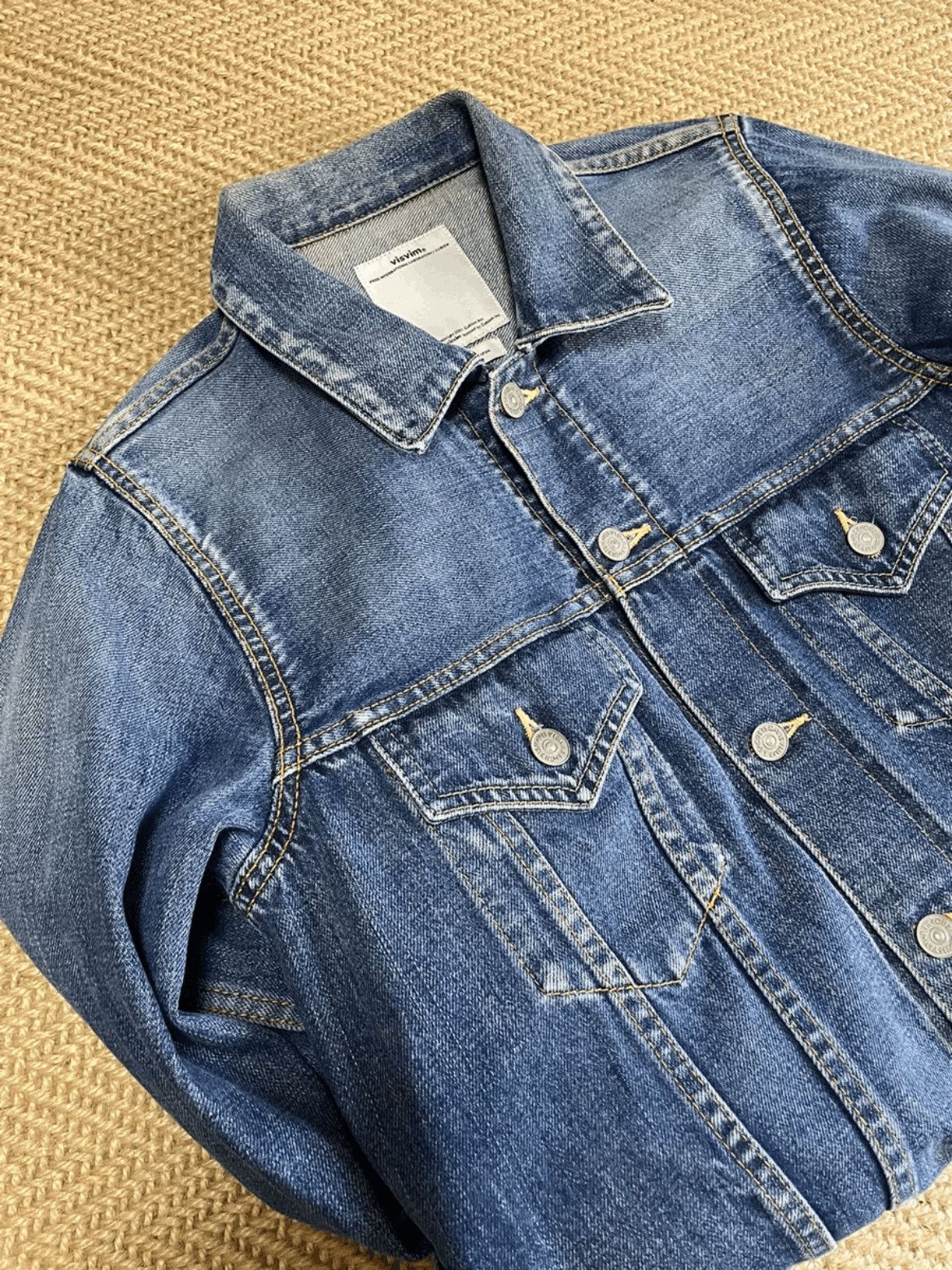 Visvim Sz 2 Visvim SS 103 DAMAGED Denim Jacket Size US M / EU 48-50 / 2 - 6 Thumbnail