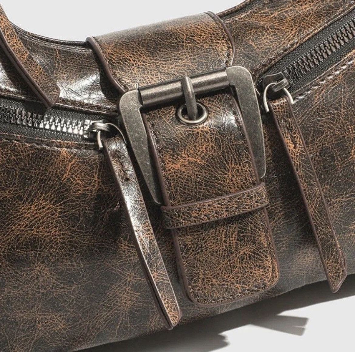 Leather PU Leather Shoulder Bag Size ONE SIZE - 2 Thumbnail
