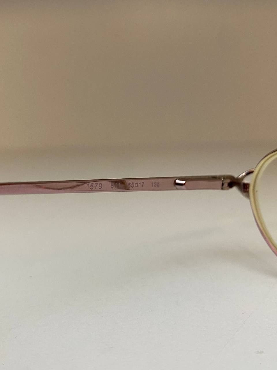 Salvatore Ferragamo Salvatore Ferragamo Vintage Round Rimless Eyeglasses 1579 Size ONE SIZE - 8 Thumbnail