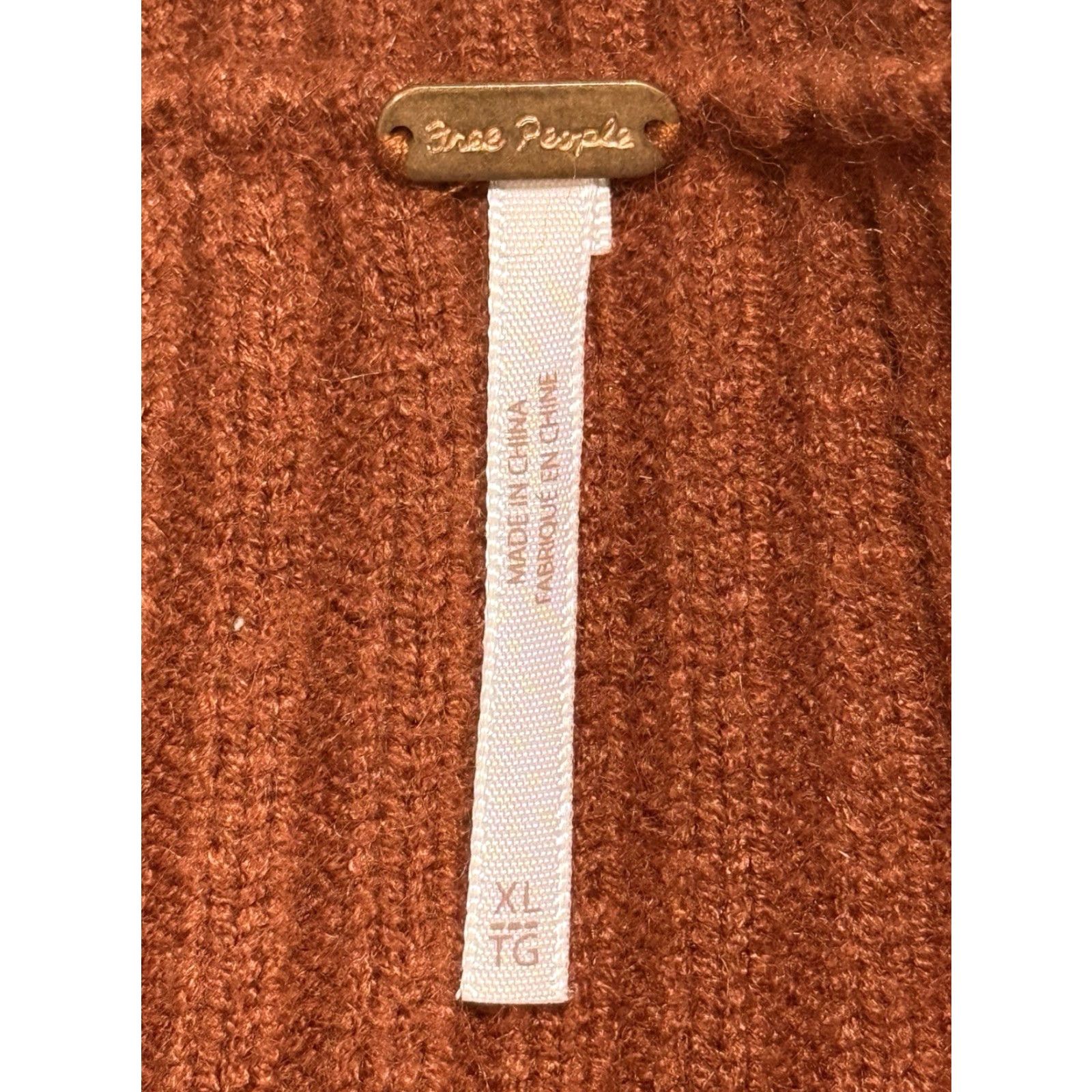 Free People Free People Women's Cinnamon Long Sleeve Square Neck Short Mini Dress XL Size XL / US 12-14 / IT 48-50 - 4 Thumbnail